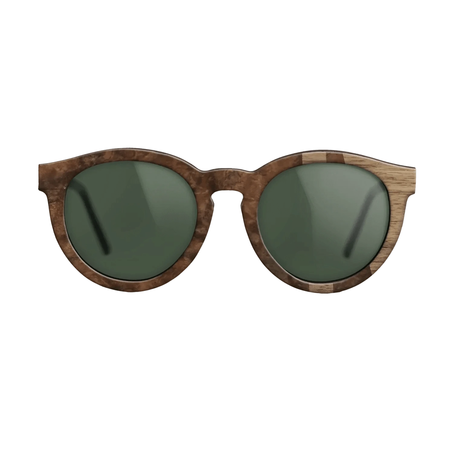 Walnut Burl,Walnut: Straight Grain: Bauhaus - The Rebel - Round - SIRIS wood optic