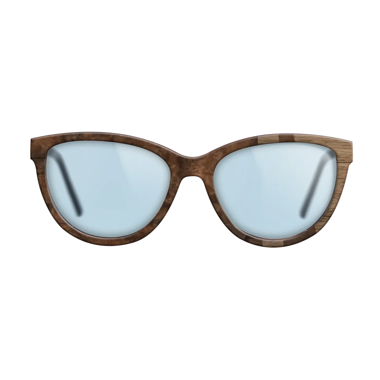 Walnut Burl,Walnut: Straight Grain: Bauhaus - The Maiden - Cat - SIRIS wood optic