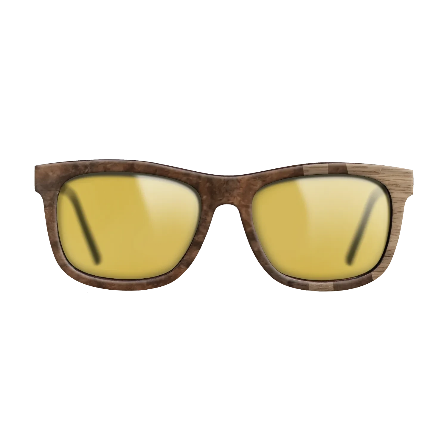 Walnut Burl,Walnut: Straight Grain: Bauhaus - The Hero - Square - SIRIS wood optic