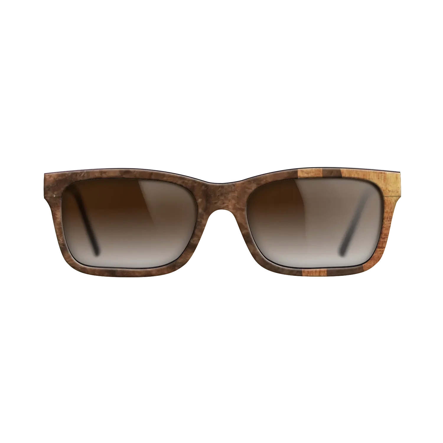 Walnut Burl,Koa: Bauhaus - The Sage - Rectangle - SIRIS wood optic