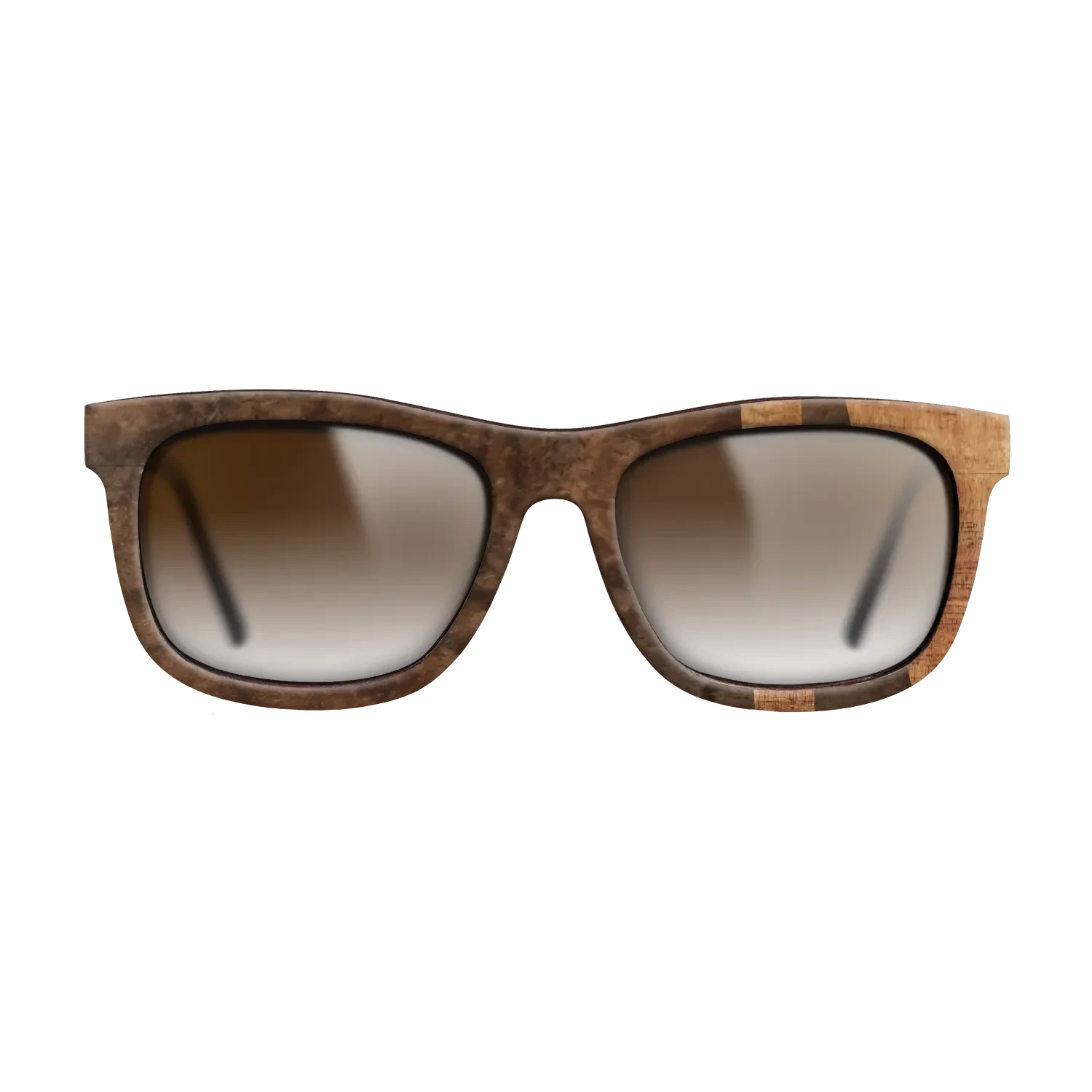 Walnut Burl,Koa: Bauhaus - The Hero - Square - SIRIS wood optic