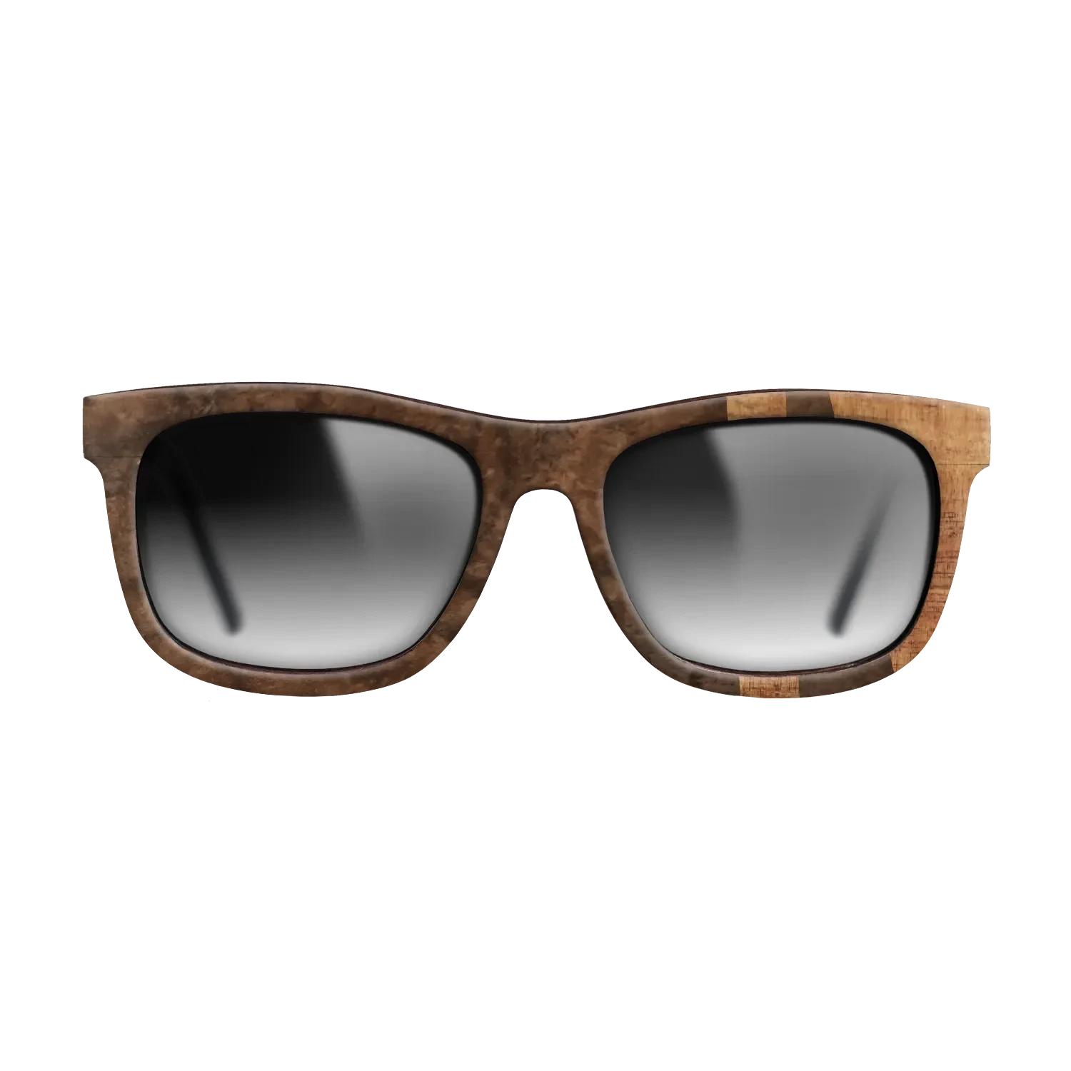 Walnut Burl,Koa: Bauhaus - The Hero - Square - SIRIS wood optic