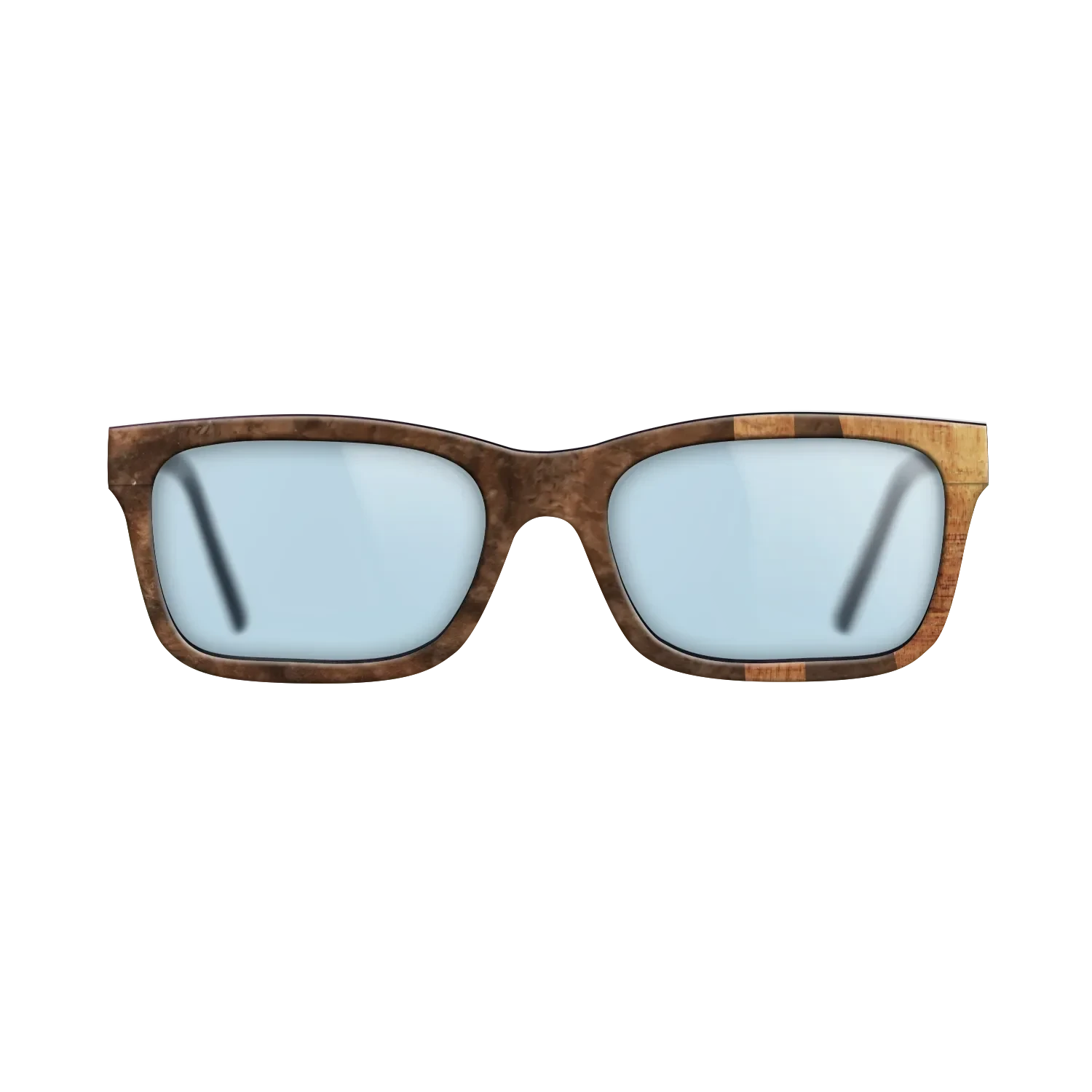 Walnut Burl,Koa: Bauhaus - The Sage - Rectangle - SIRIS wood optic