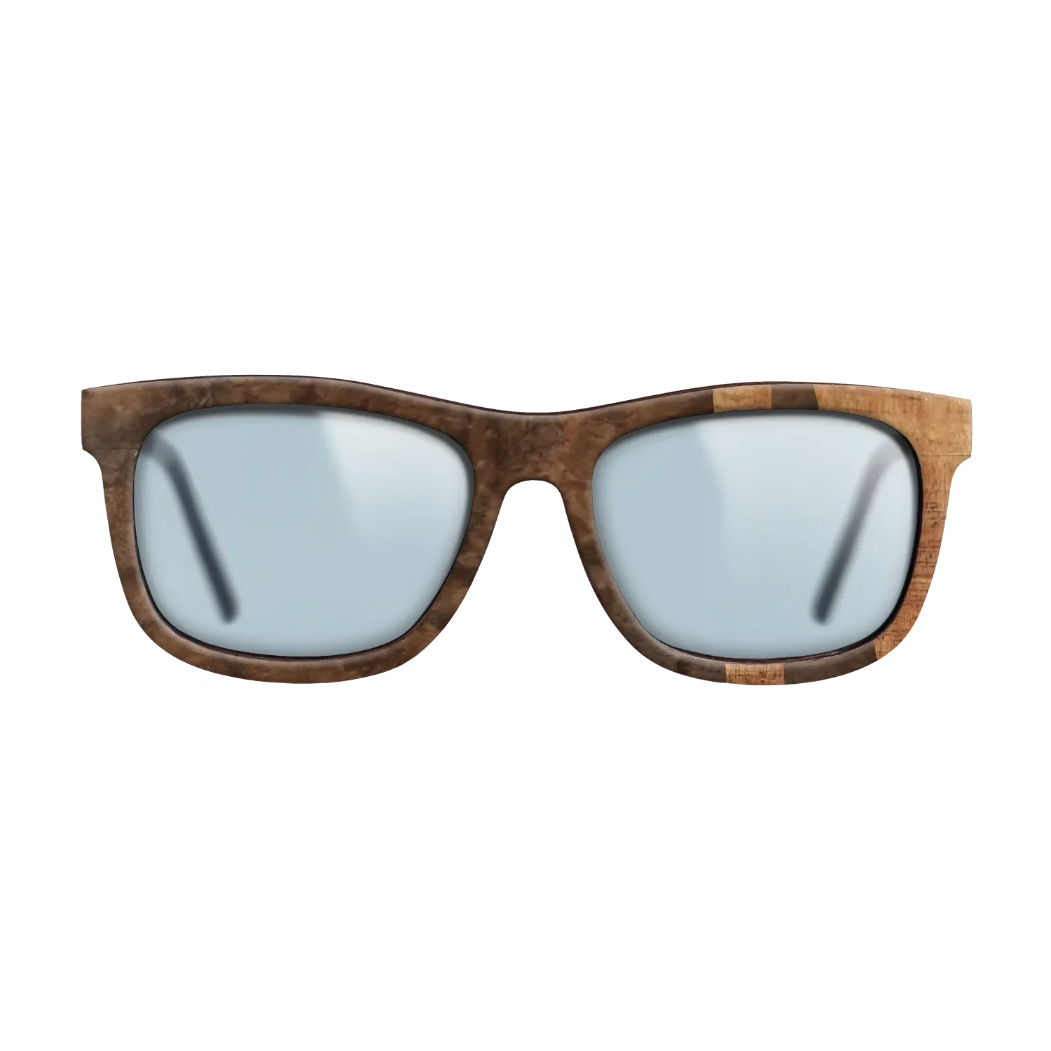 Walnut Burl,Koa: Bauhaus - The Hero - Square - SIRIS wood optic