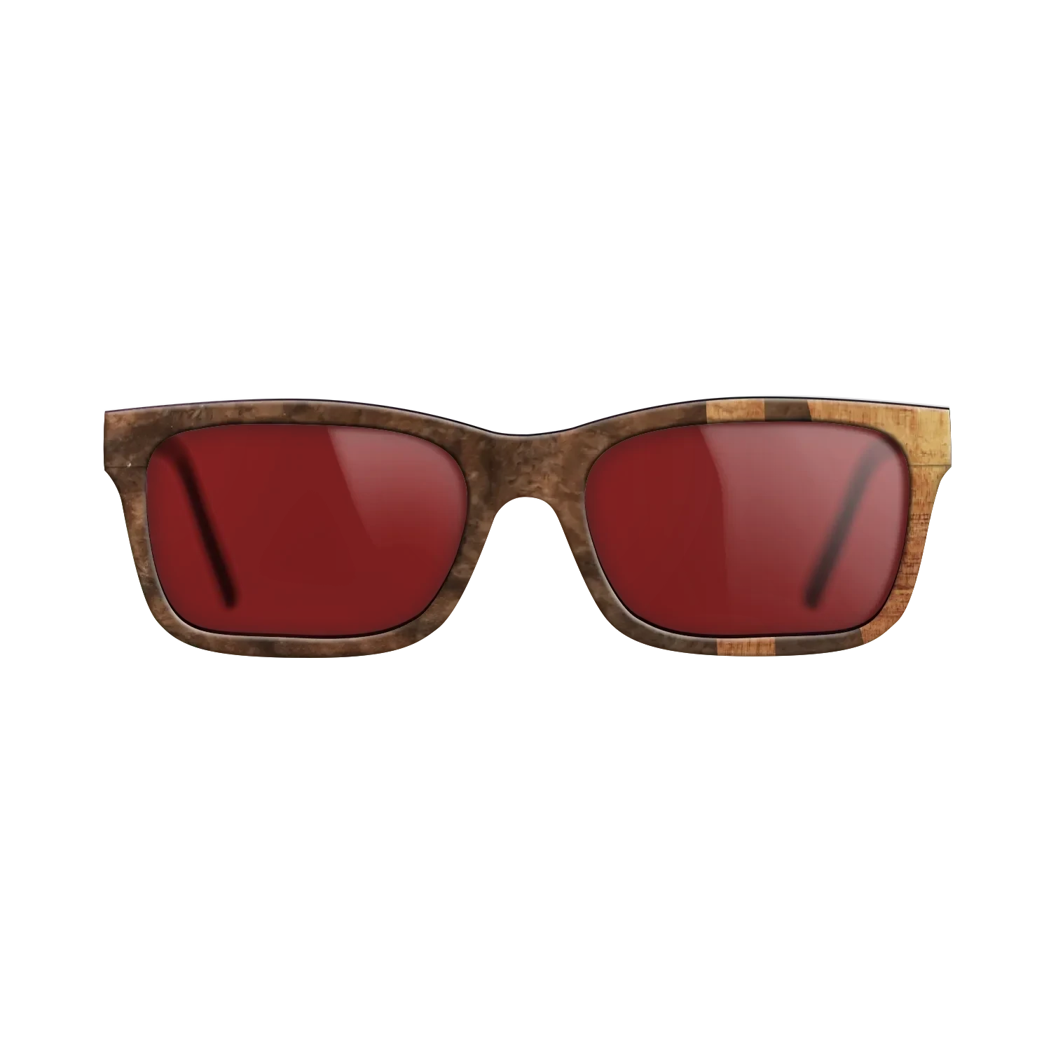 Walnut Burl,Koa: Bauhaus - The Sage - Rectangle - SIRIS wood optic