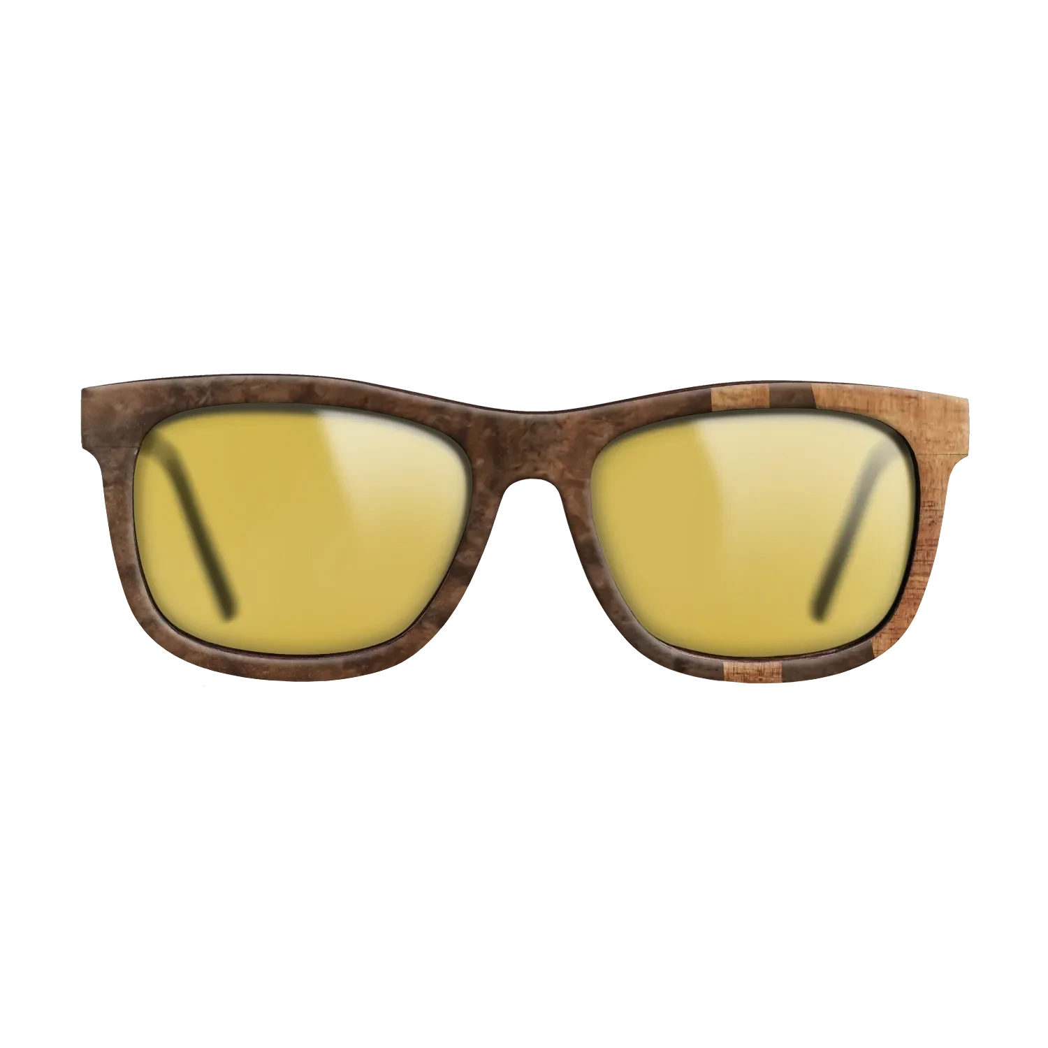 Walnut Burl,Koa: Bauhaus - The Hero - Square - SIRIS wood optic