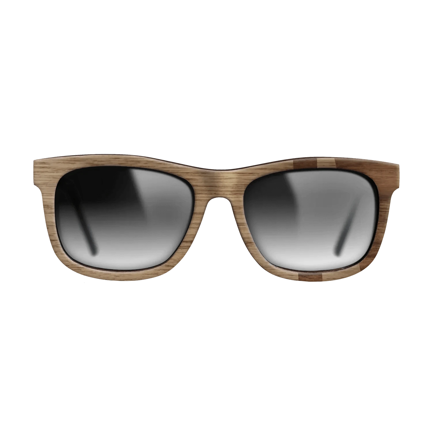 Walnut: Straight Grain,Walnut Claro Dark: Bauhaus - The Hero - Square - SIRIS wood optic