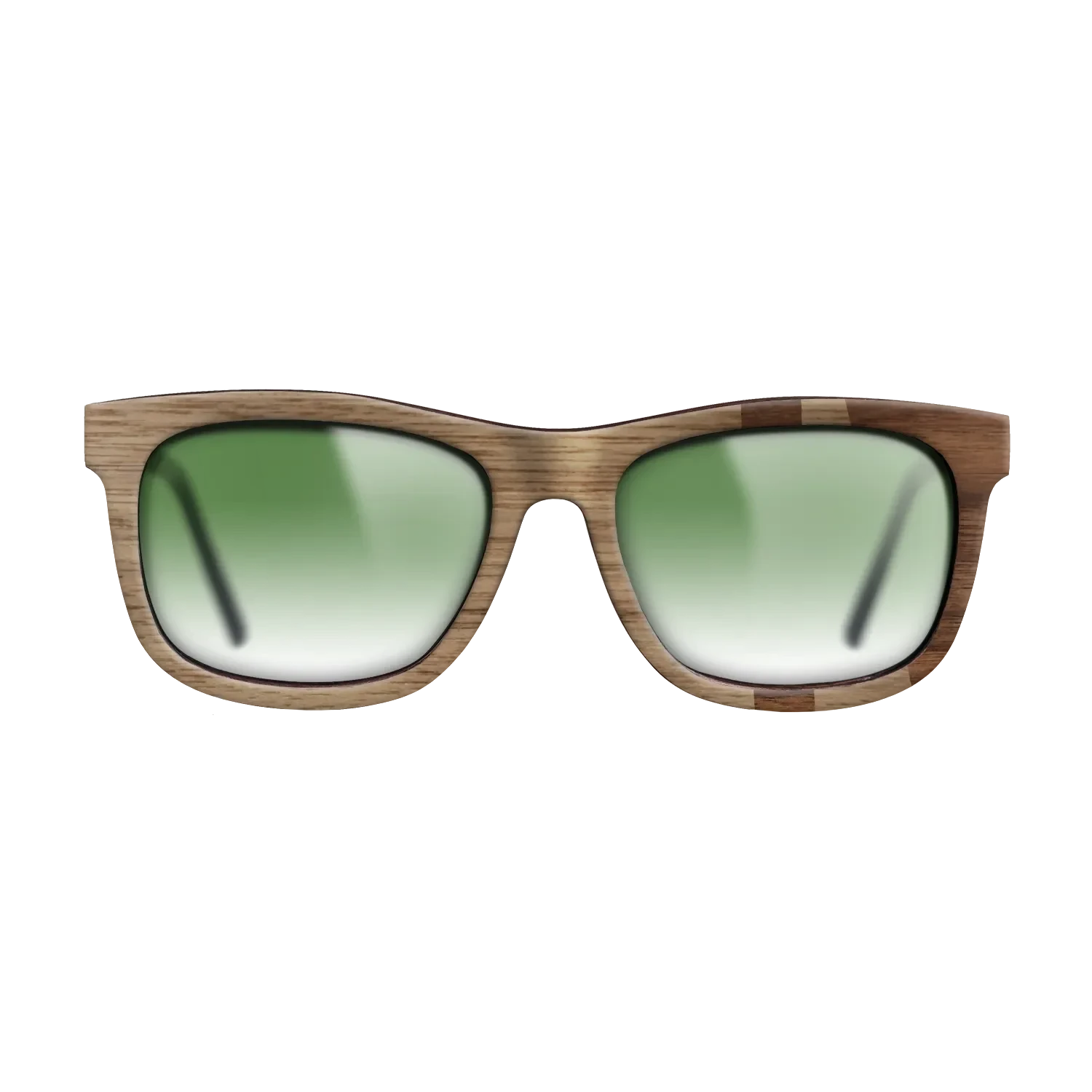 Walnut: Straight Grain,Walnut Claro Dark: Bauhaus - The Hero - Square - SIRIS wood optic