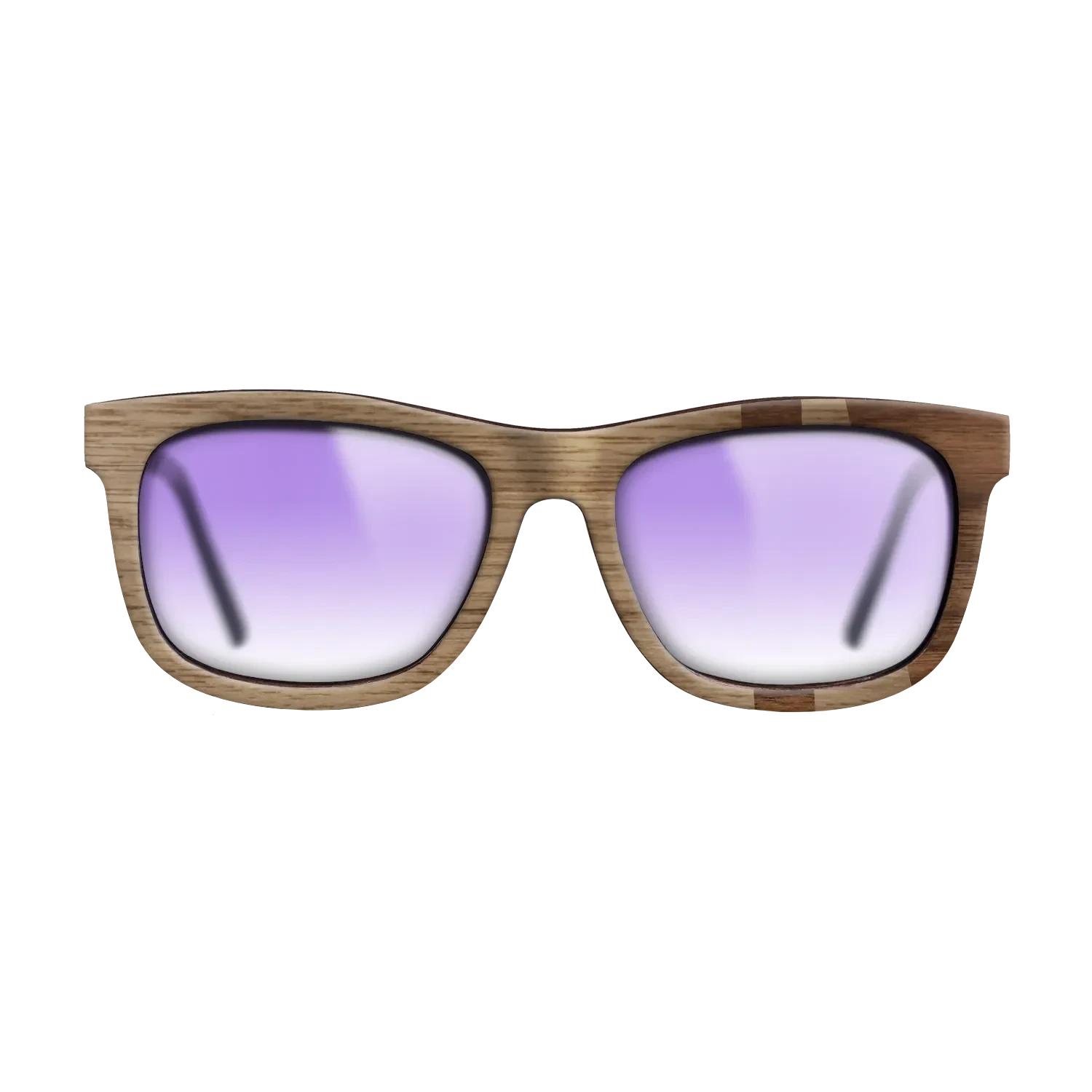 Walnut: Straight Grain,Walnut Claro Dark: Bauhaus - The Hero - Square - SIRIS wood optic