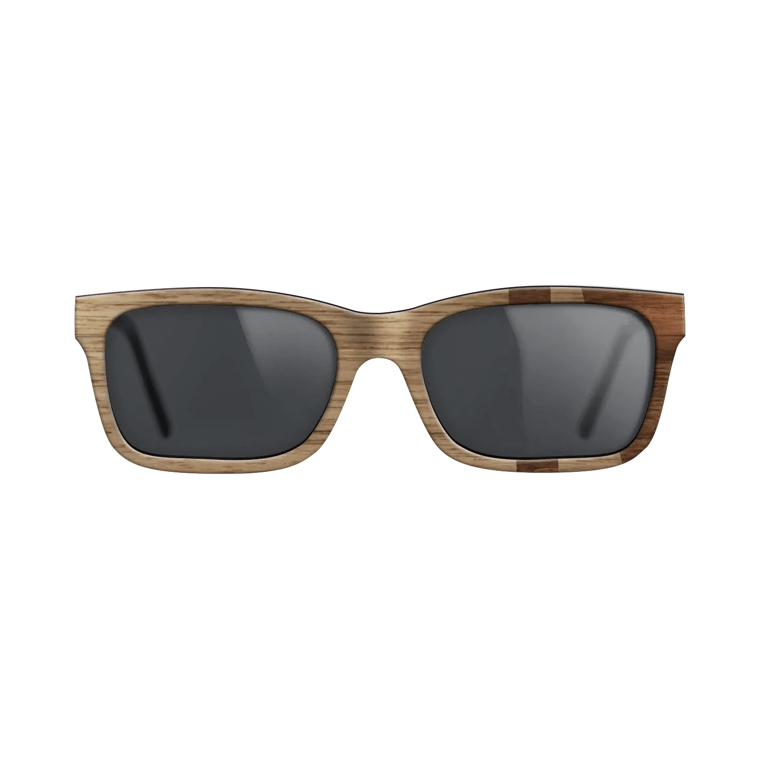 Walnut: Straight Grain,Walnut Claro Dark: Bauhaus - The Sage - Rectangle - SIRIS wood optic