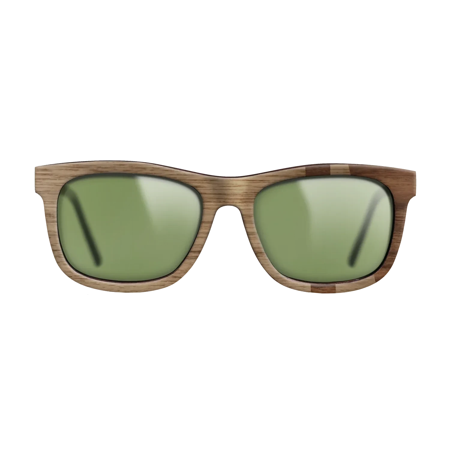 Walnut: Straight Grain,Walnut Claro Dark: Bauhaus - The Hero - Square - SIRIS wood optic