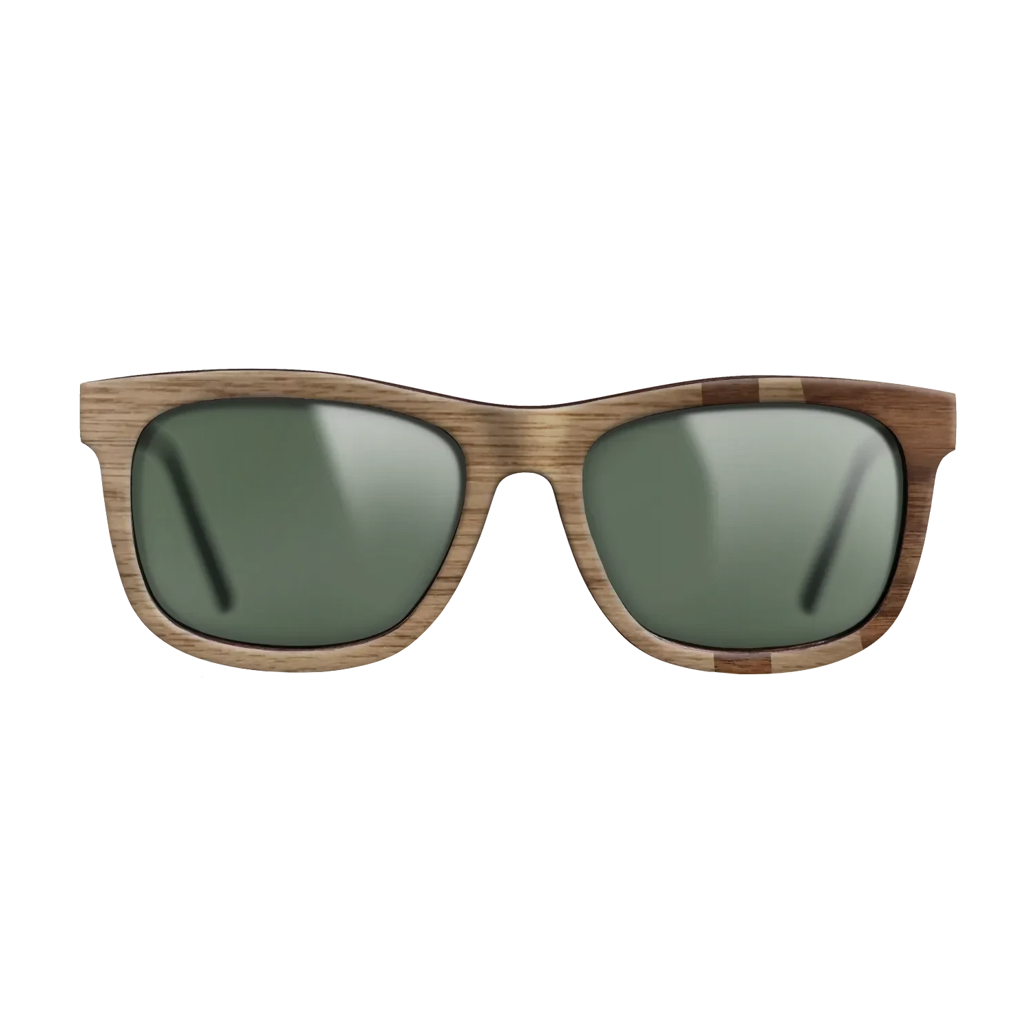 Walnut: Straight Grain,Walnut Claro Dark: Bauhaus - The Hero - Square - SIRIS wood optic