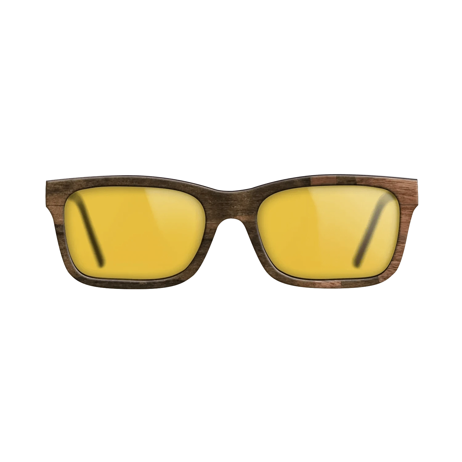 Ziricote Dark Quartered,Walnut Claro Light: Bauhaus - The Sage - Rectangle - SIRIS wood optic