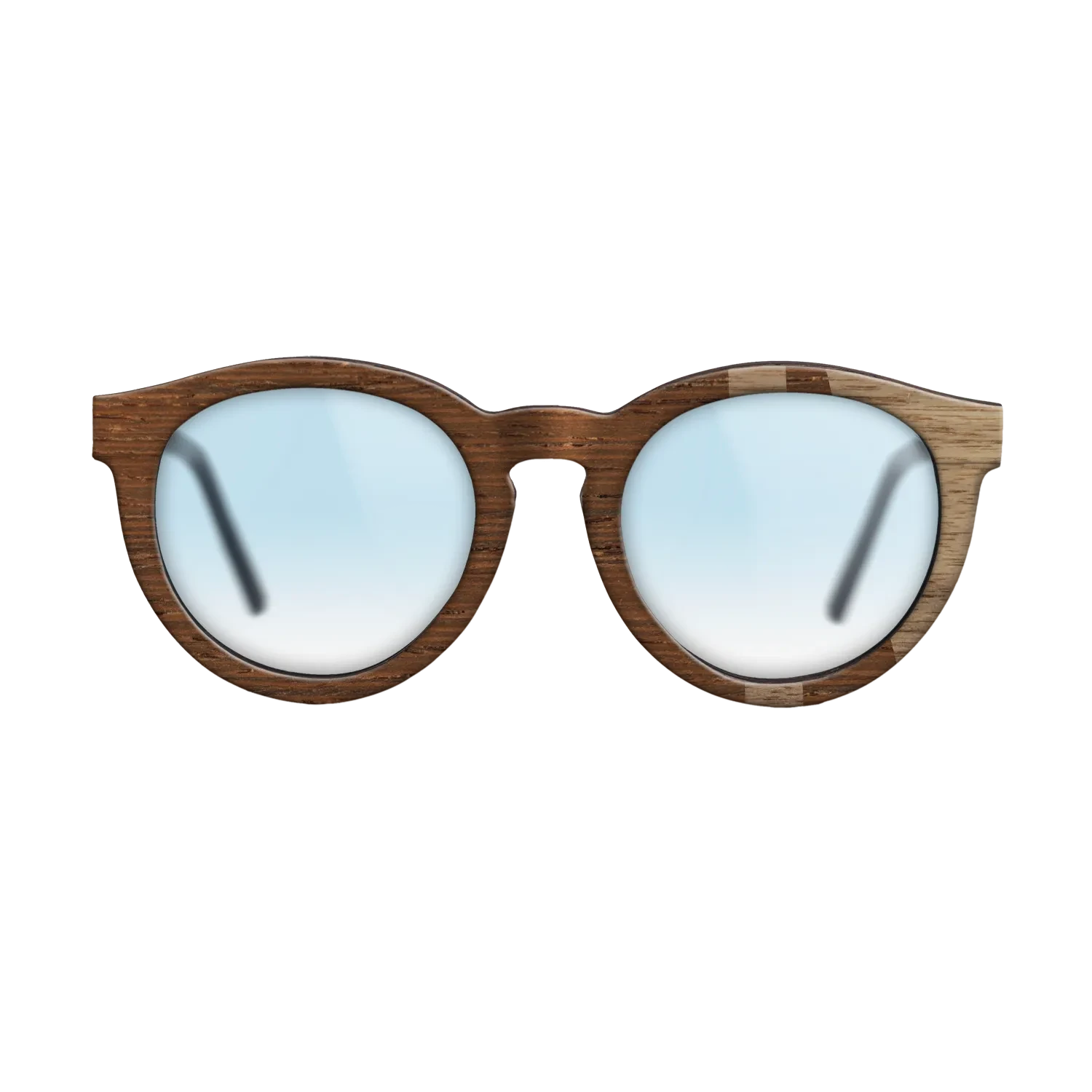 Wenge,Walnut: Straight Grain: Bauhaus - The Rebel - Round - SIRIS wood optic