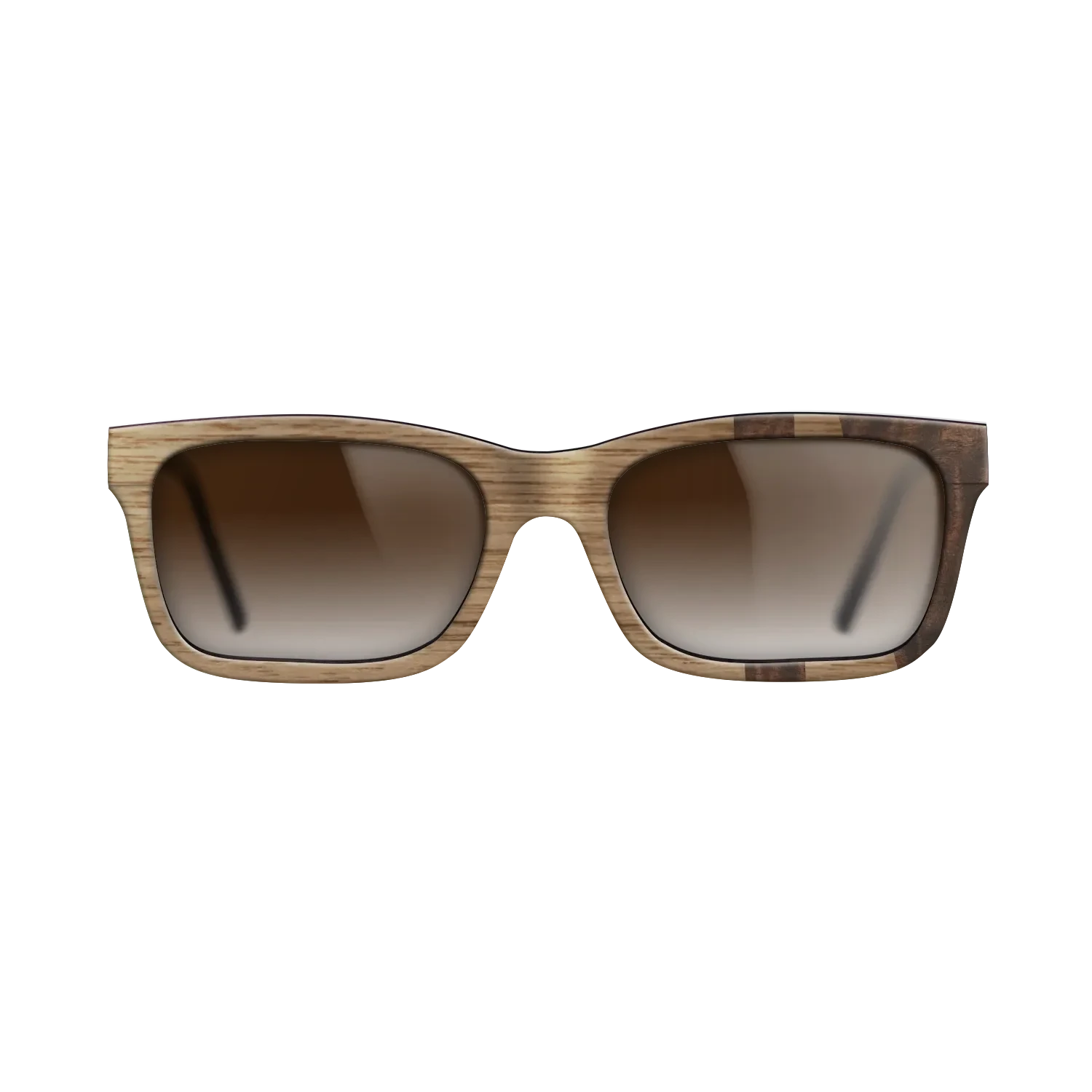 Walnut: Straight Grain,Fumed Eucalyptus: Bauhaus - The Sage - Rectangle - SIRIS wood optic