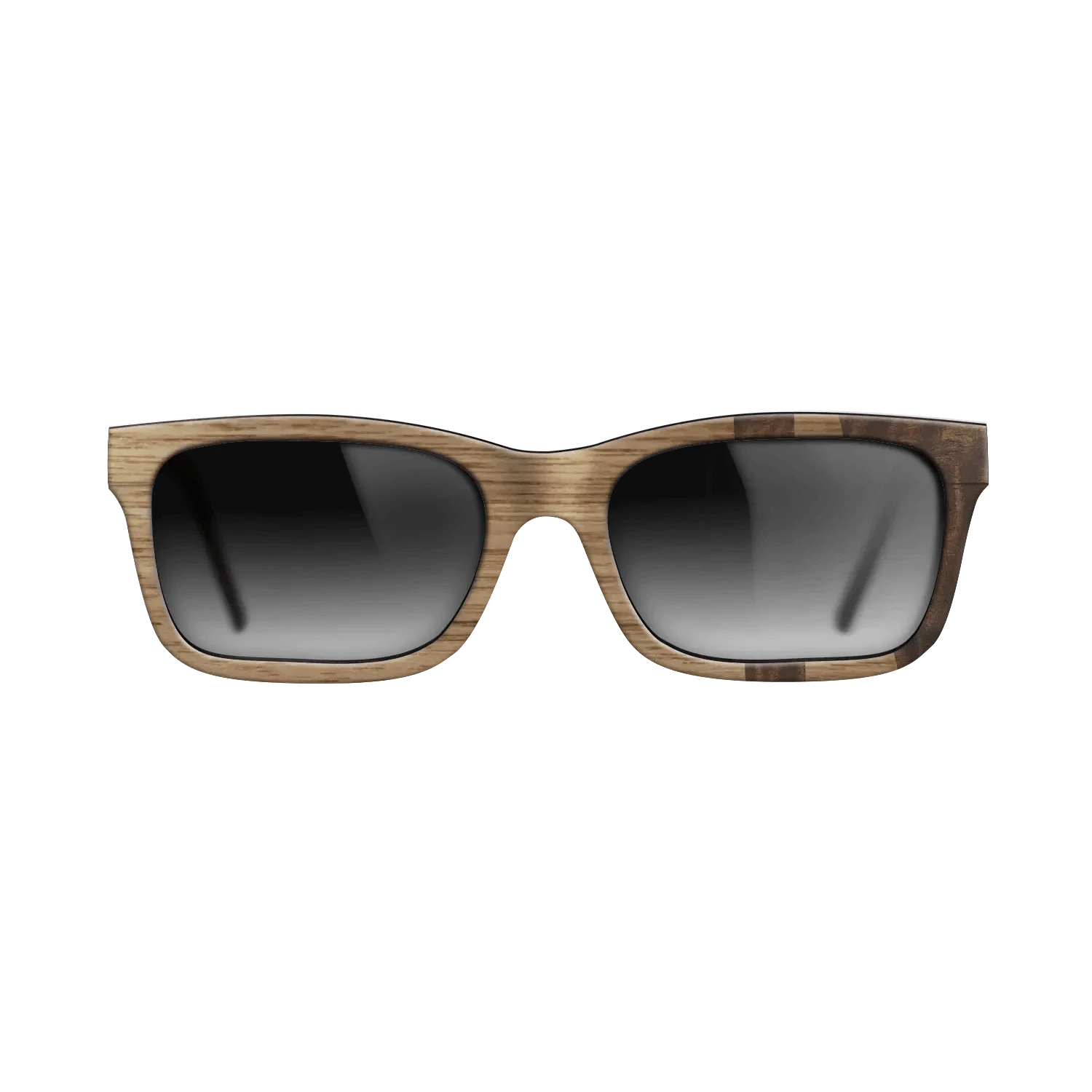 Walnut: Straight Grain,Fumed Eucalyptus: Bauhaus - The Sage - Rectangle - SIRIS wood optic