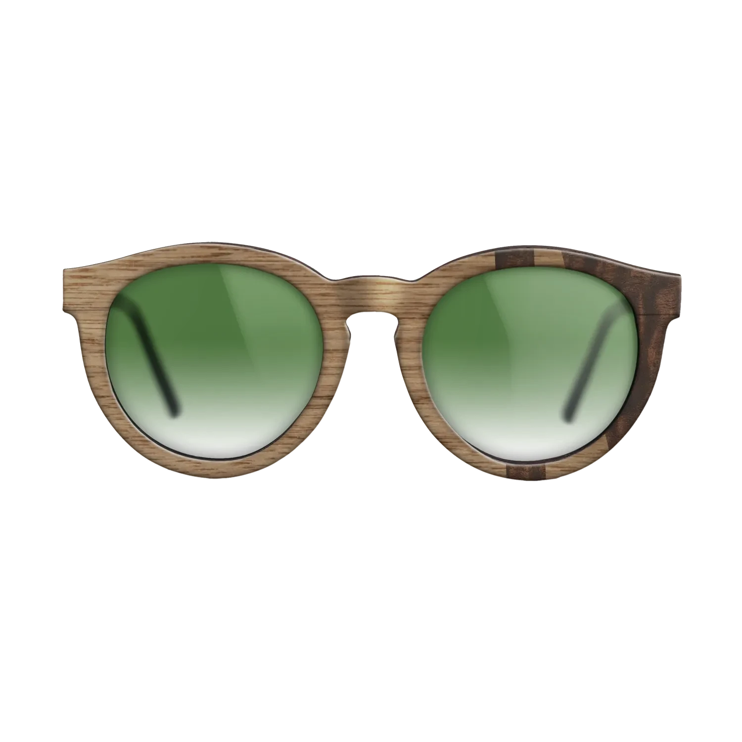 Walnut: Straight Grain,Fumed Eucalyptus: Bauhaus - The Rebel - Round - SIRIS wood optic
