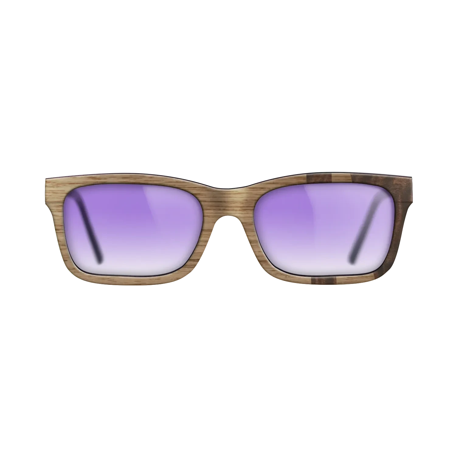 Walnut: Straight Grain,Fumed Eucalyptus: Bauhaus - The Sage - Rectangle - SIRIS wood optic