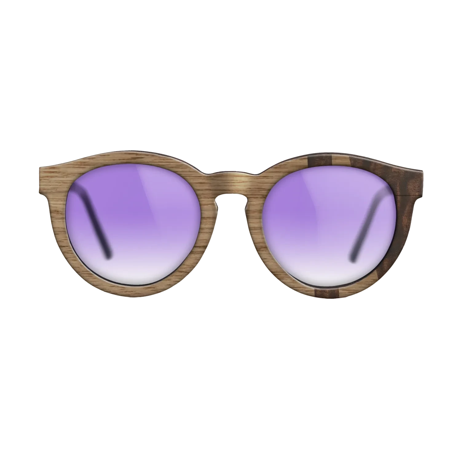 Walnut: Straight Grain,Fumed Eucalyptus: Bauhaus - The Rebel - Round - SIRIS wood optic