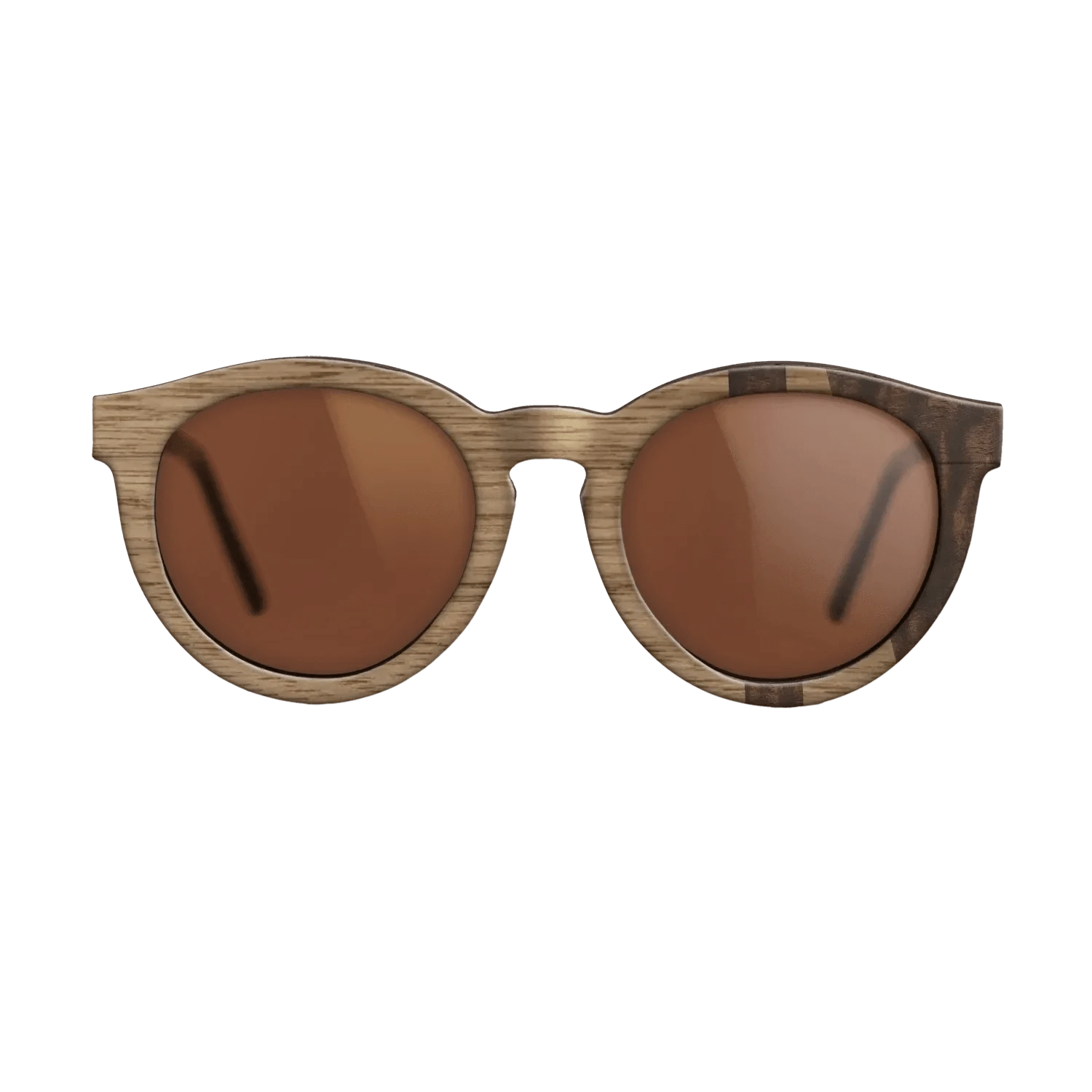 Walnut: Straight Grain,Fumed Eucalyptus: Bauhaus - The Rebel - Round - SIRIS wood optic