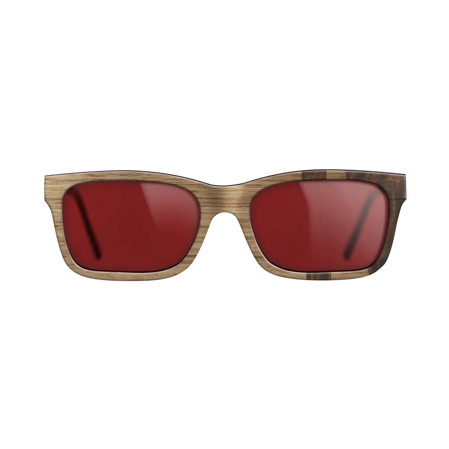 Walnut: Straight Grain,Fumed Eucalyptus: Bauhaus - The Sage - Rectangle - SIRIS wood optic