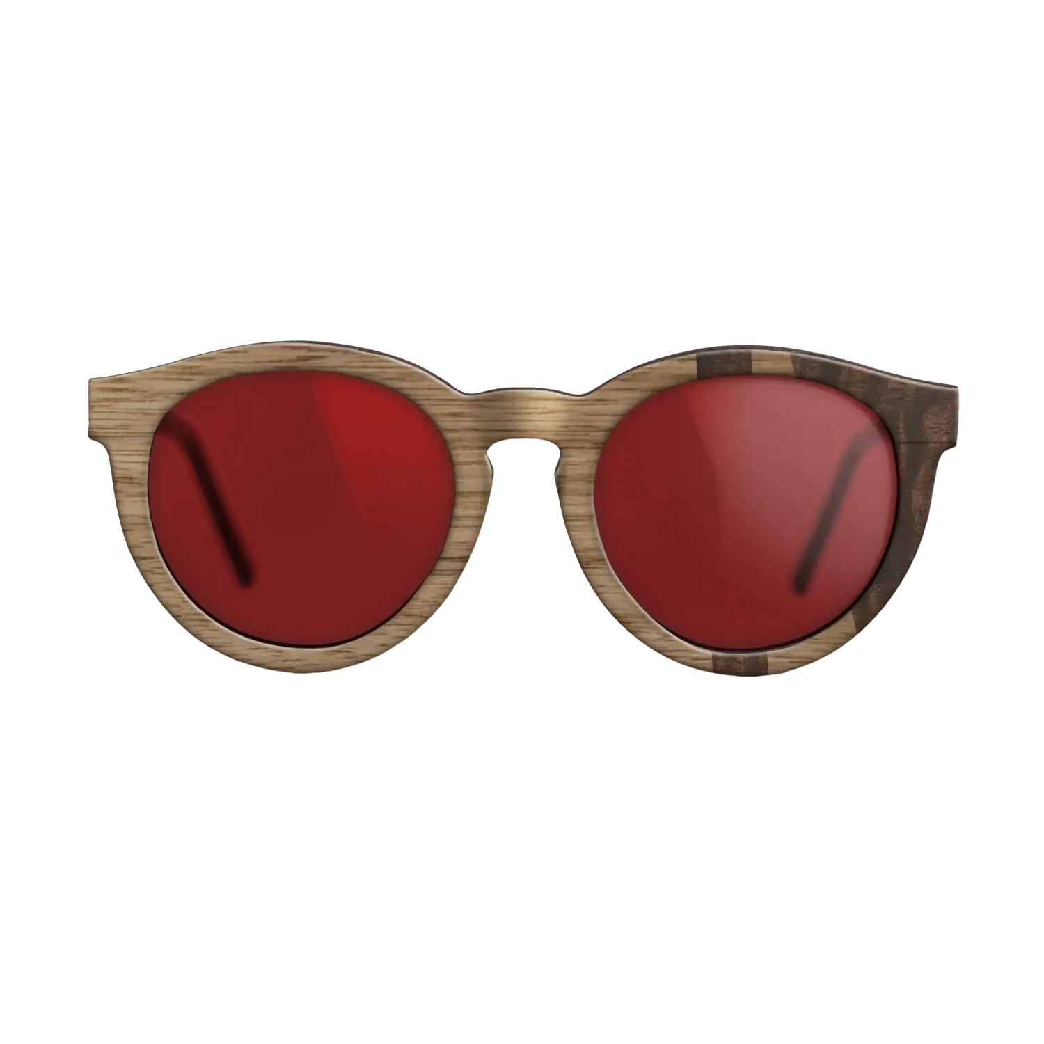 Walnut: Straight Grain,Fumed Eucalyptus: Bauhaus - The Rebel - Round - SIRIS wood optic