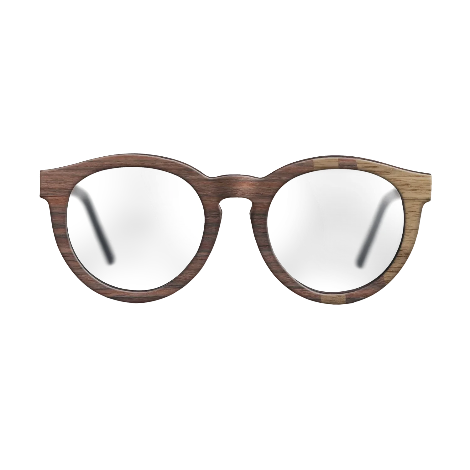 Rosewood Reconstituted,Walnut: Straight Grain: Bauhaus - The Rebel - Round - SIRIS wood optic