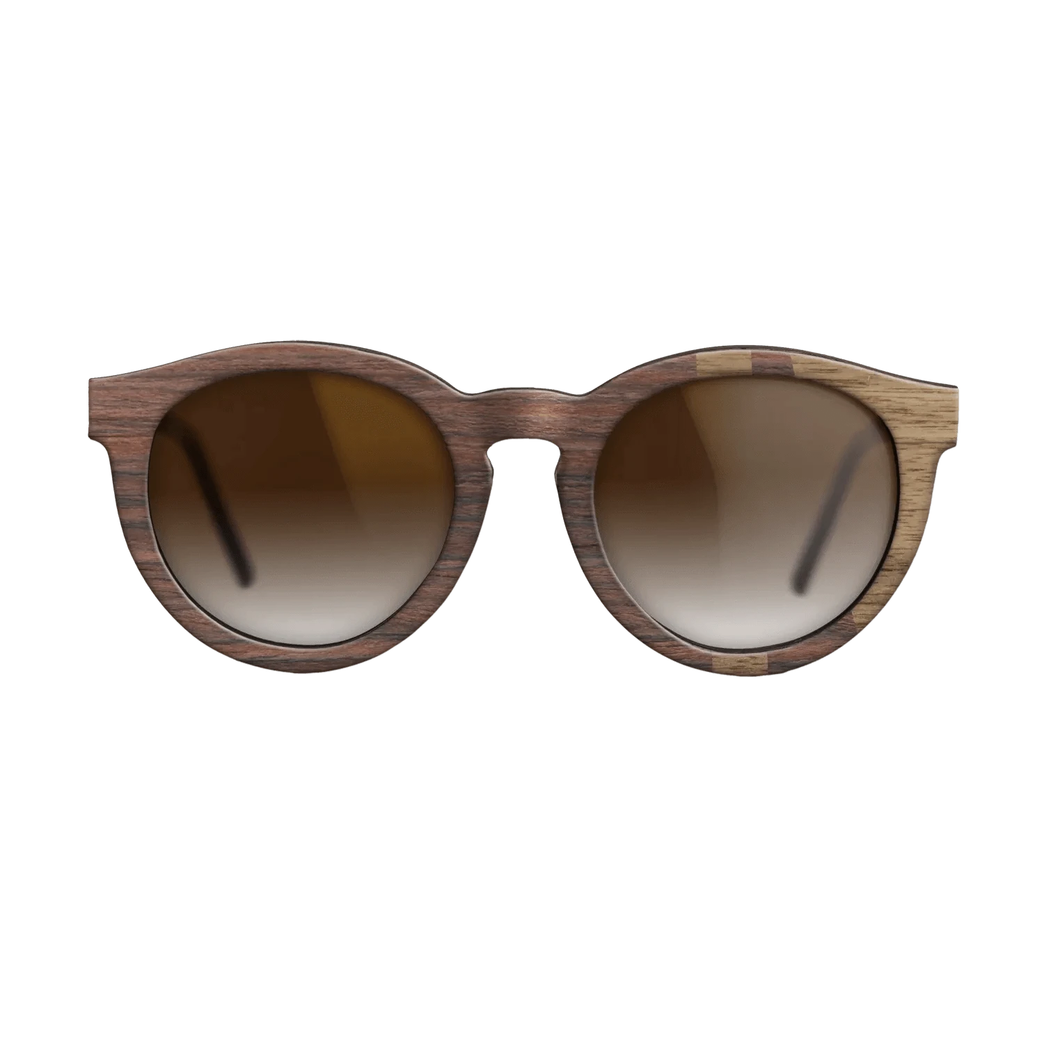 Rosewood Reconstituted,Walnut: Straight Grain: Bauhaus - The Rebel - Round - SIRIS wood optic