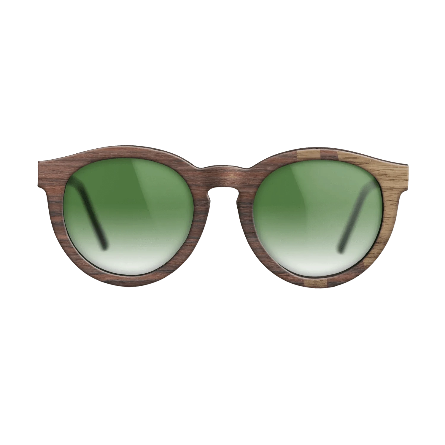 Rosewood Reconstituted,Walnut: Straight Grain: Bauhaus - The Rebel - Round - SIRIS wood optic