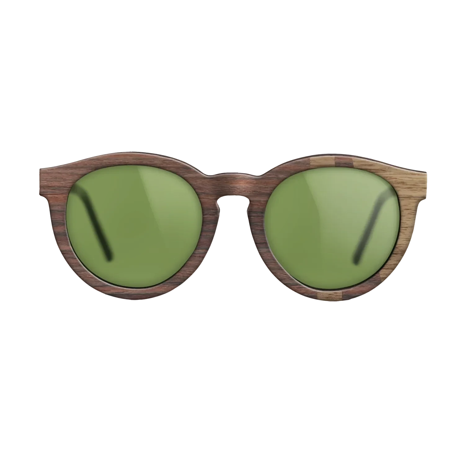 Rosewood Reconstituted,Walnut: Straight Grain: Bauhaus - The Rebel - Round - SIRIS wood optic