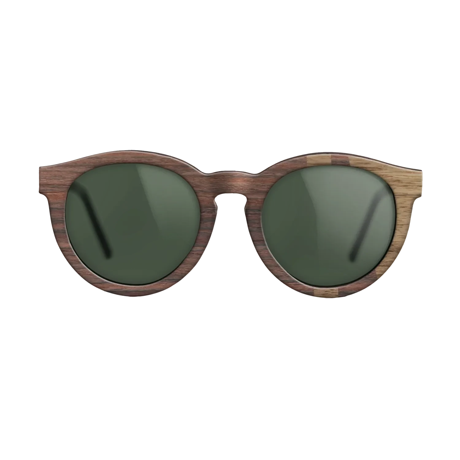 Rosewood Reconstituted,Walnut: Straight Grain: Bauhaus - The Rebel - Round - SIRIS wood optic