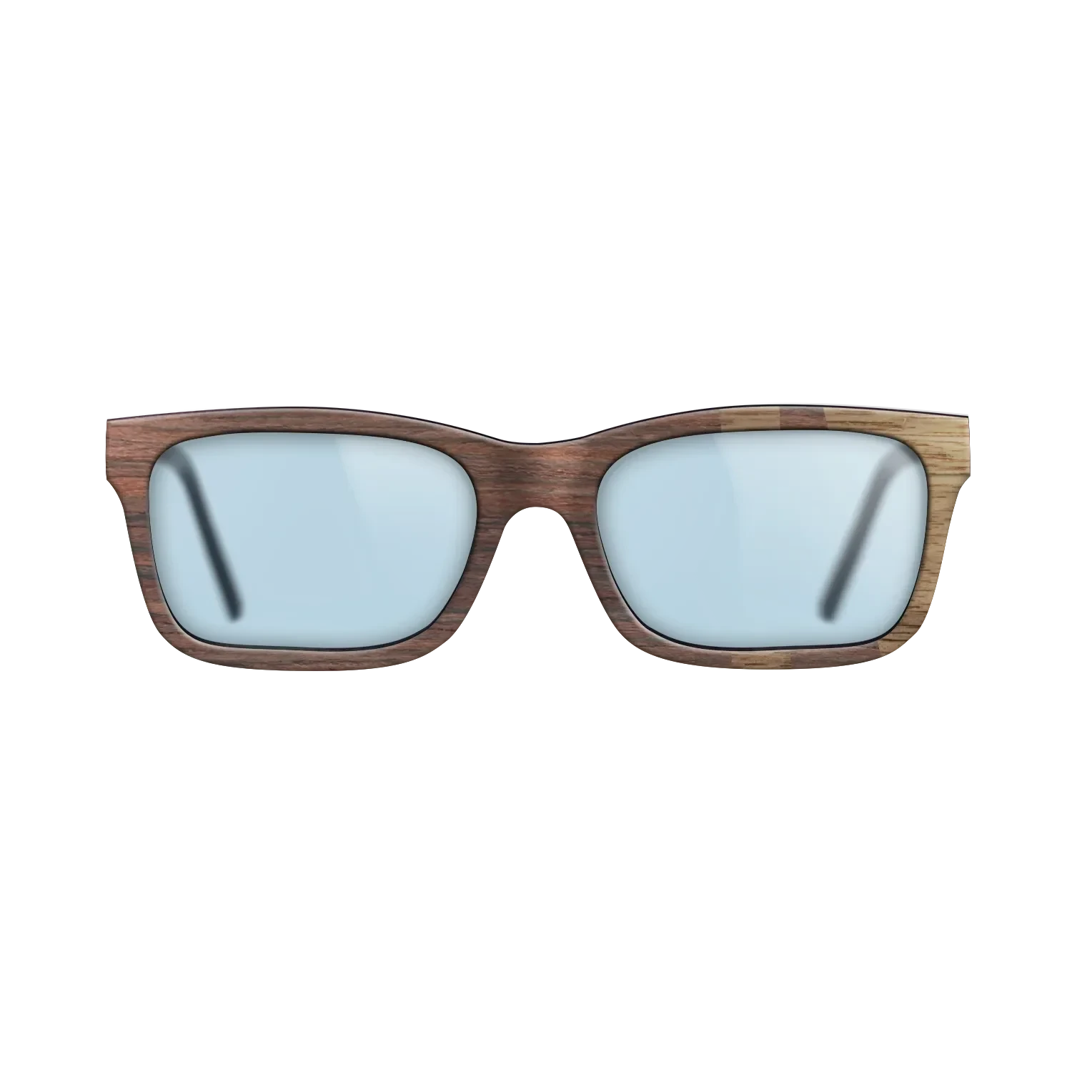Rosewood Reconstituted,Walnut: Straight Grain: Bauhaus - The Sage - Rectangle - SIRIS wood optic