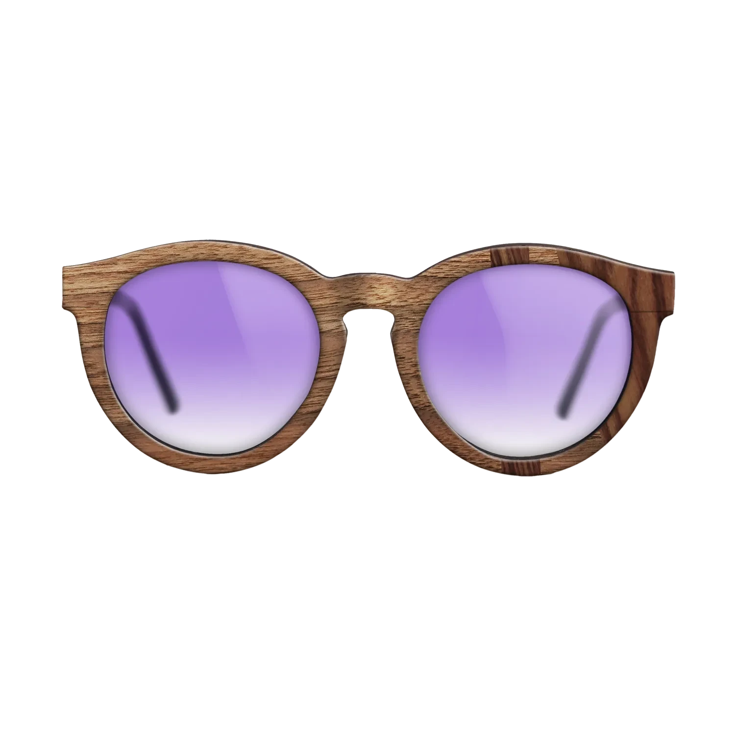 Walnut Claro Dark,Kingwood: Bauhaus - The Rebel - Round - SIRIS wood optic