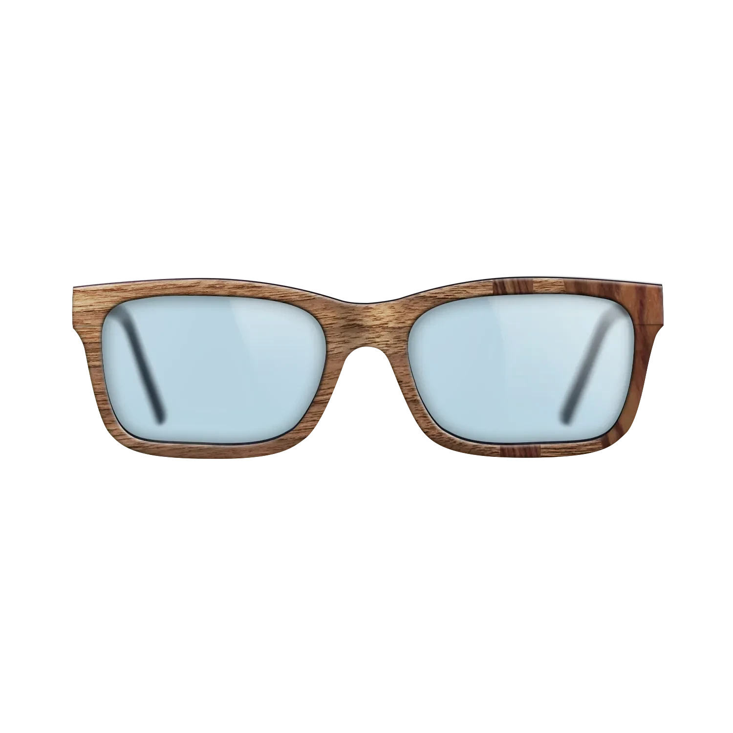 Walnut Claro Dark,Kingwood: Bauhaus - The Sage - Rectangle - SIRIS wood optic