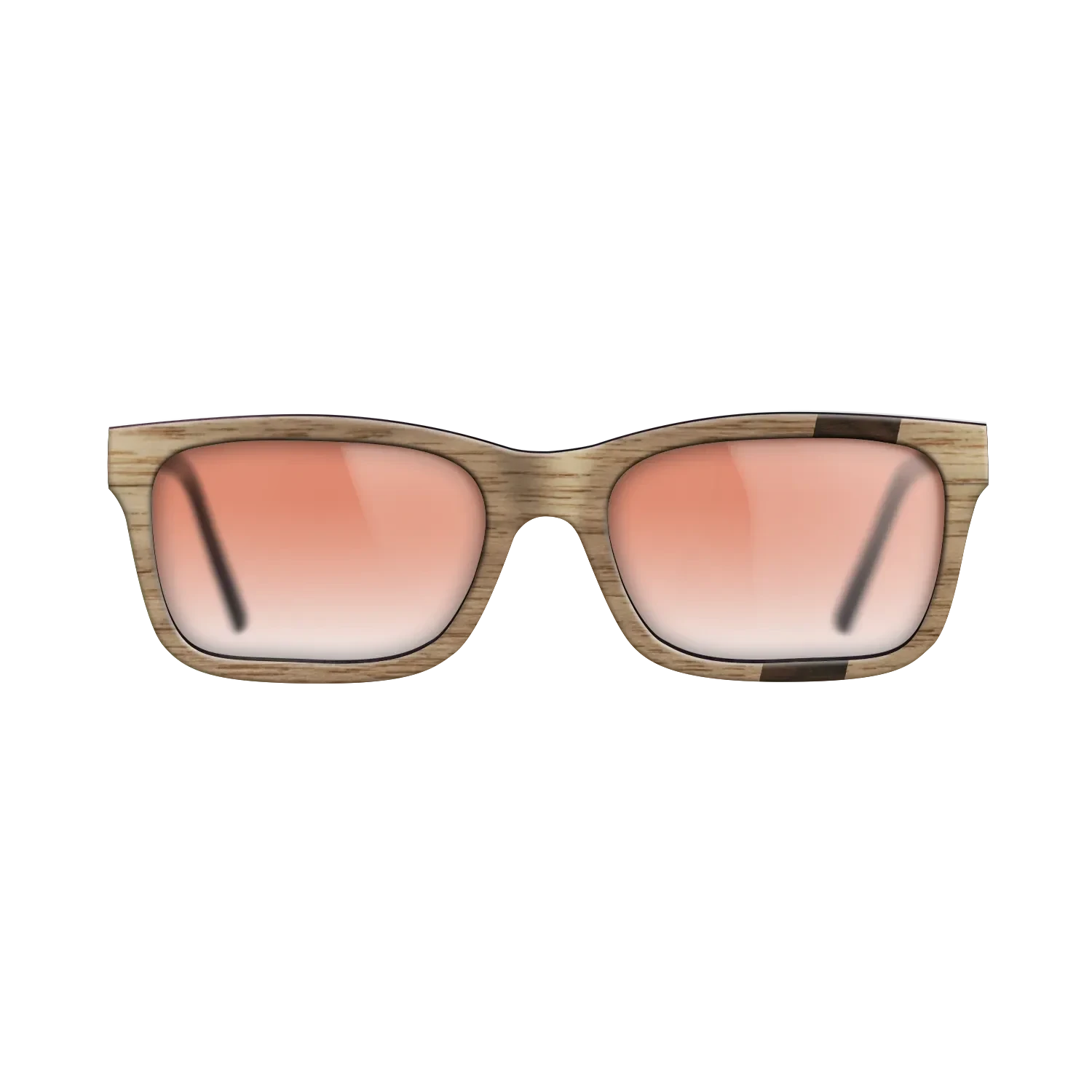 Ziricote Dark Quartered,Walnut: Straight Grain: Wedge - The Sage - Rectangle - SIRIS wood optic