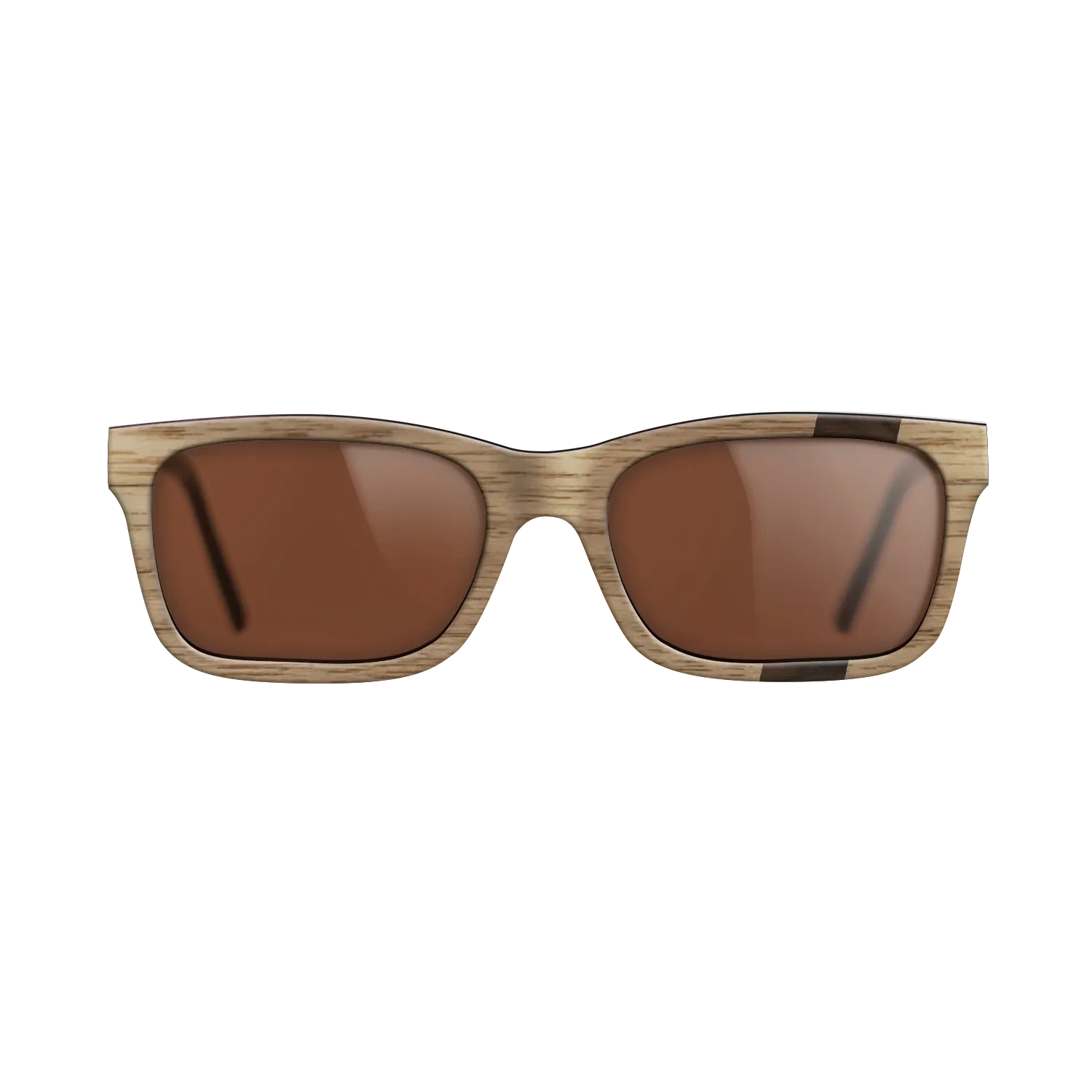 Ziricote Dark Quartered,Walnut: Straight Grain: Wedge - The Sage - Rectangle - SIRIS wood optic