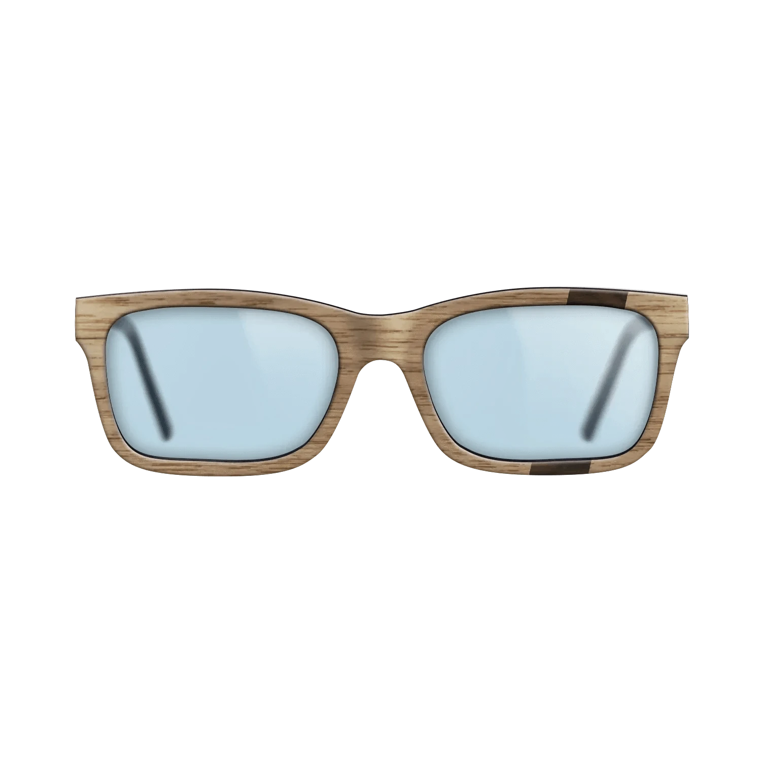 Ziricote Dark Quartered,Walnut: Straight Grain: Wedge - The Sage - Rectangle - SIRIS wood optic