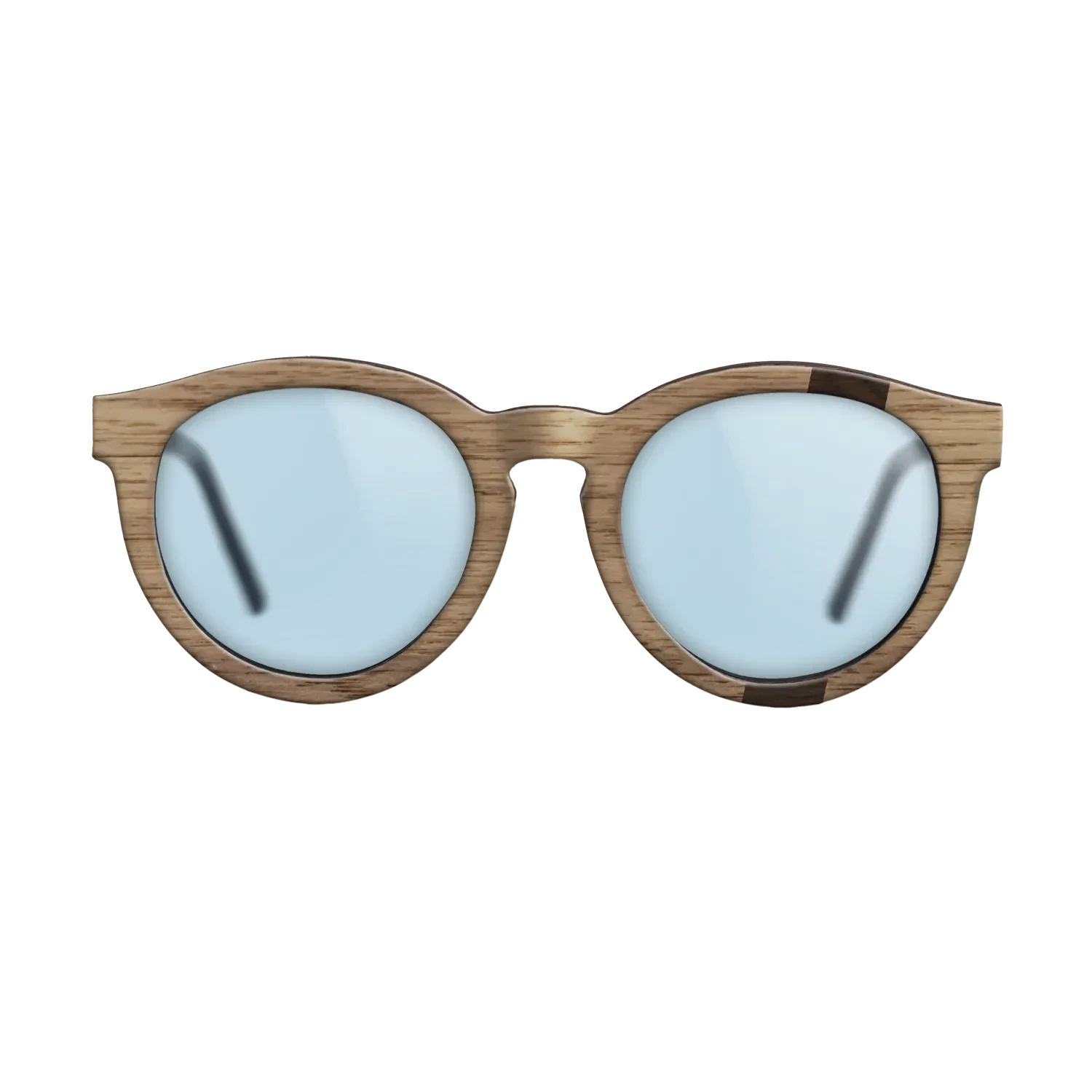 Ziricote Dark Quartered,Walnut: Straight Grain: Wedge - The Rebel - Round - SIRIS wood optic