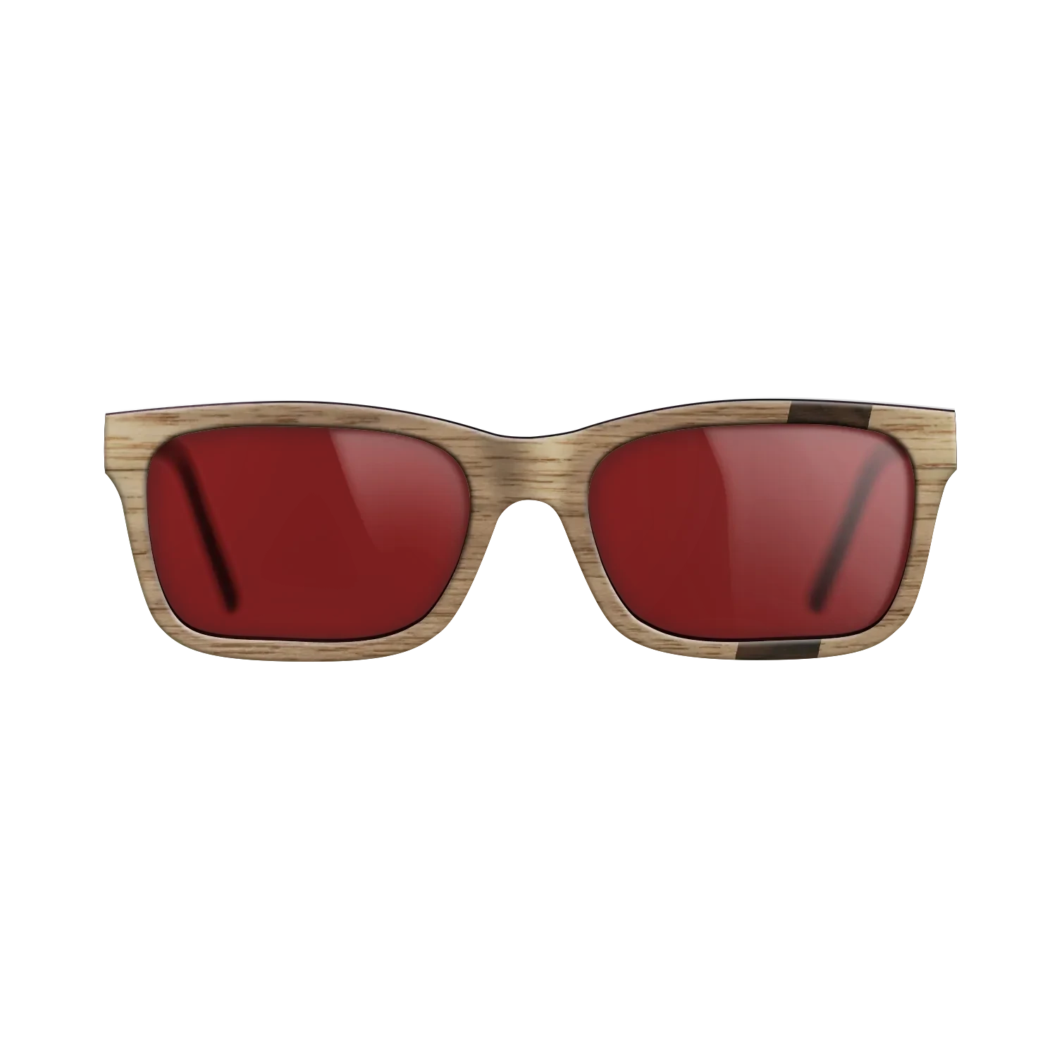 Ziricote Dark Quartered,Walnut: Straight Grain: Wedge - The Sage - Rectangle - SIRIS wood optic