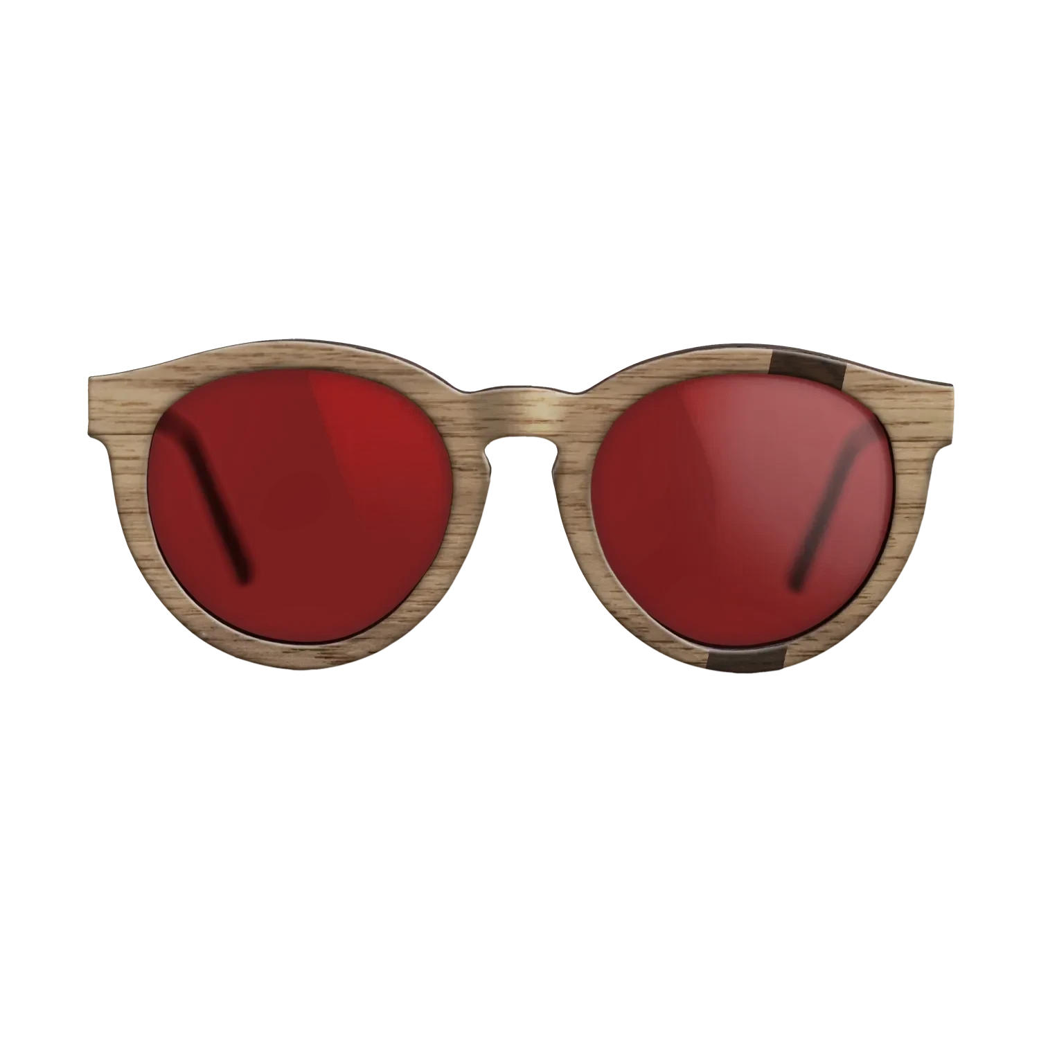 Ziricote Dark Quartered,Walnut: Straight Grain: Wedge - The Rebel - Round - SIRIS wood optic