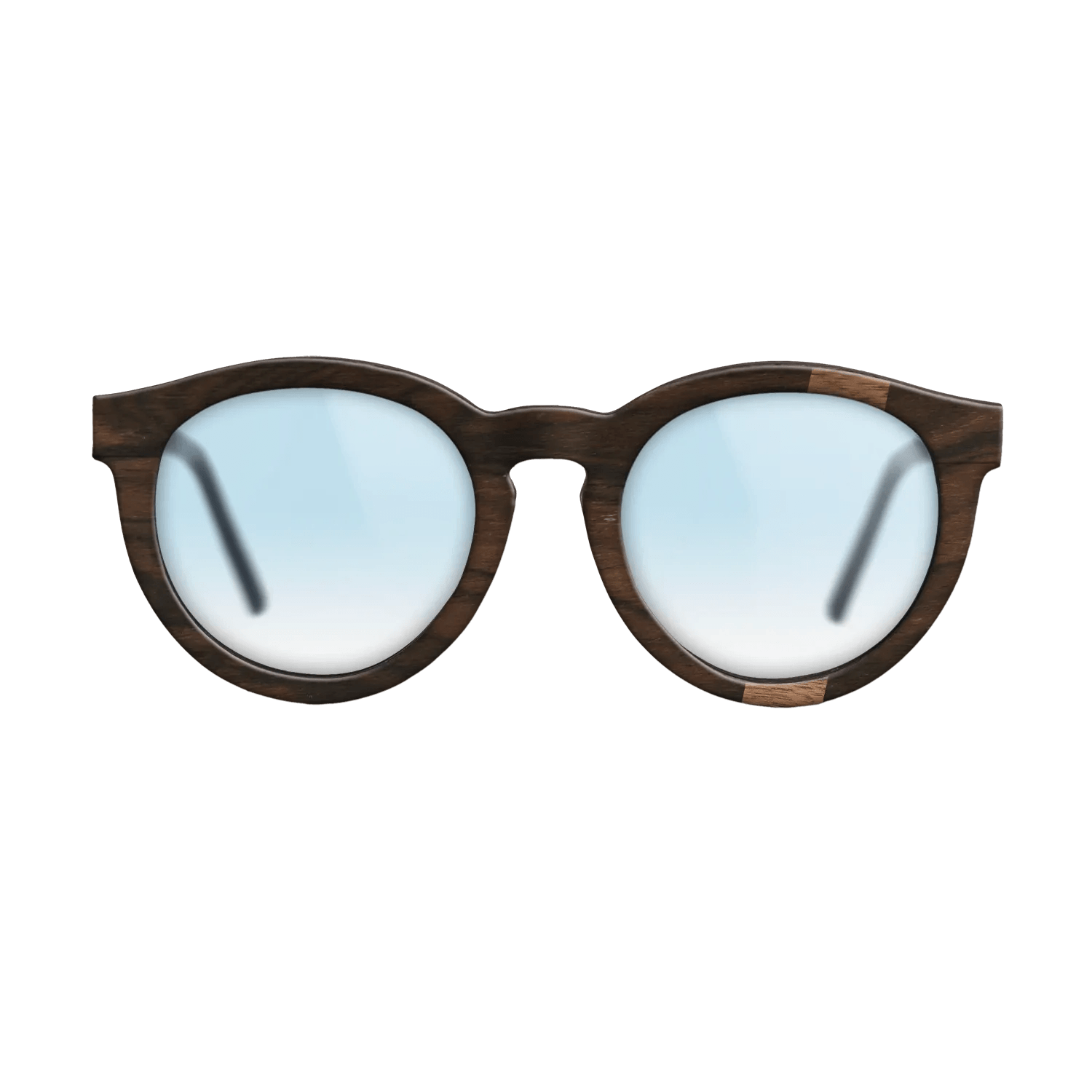 Walnut Claro Light,Ziricote Dark Quartered: Wedge - The Rebel - Round - SIRIS wood optic