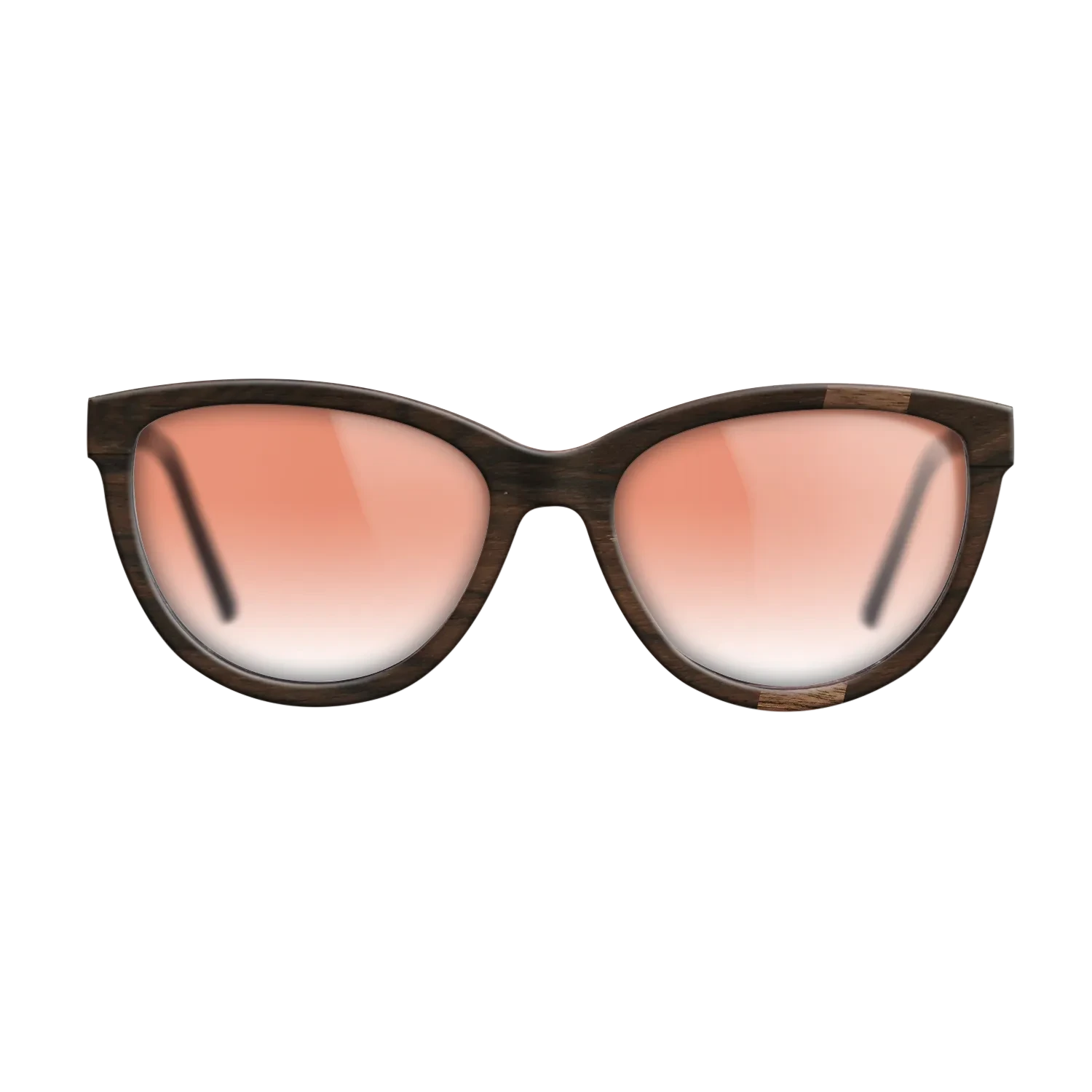 Walnut Claro Light,Ziricote Dark Quartered: Wedge - The Maiden - Cat - SIRIS wood optic