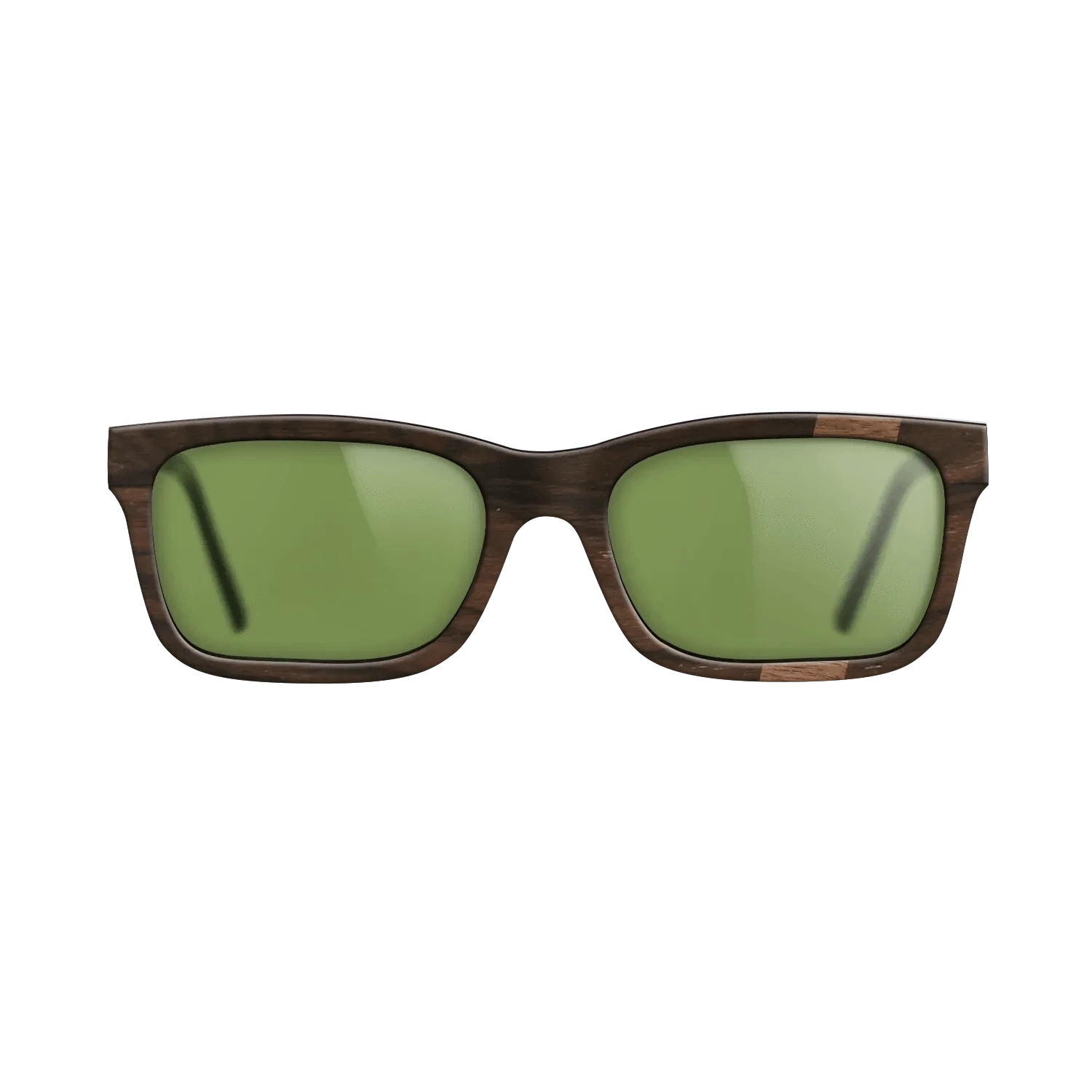 Walnut Claro Light,Ziricote Dark Quartered: Wedge - The Sage - Rectangle - SIRIS wood optic