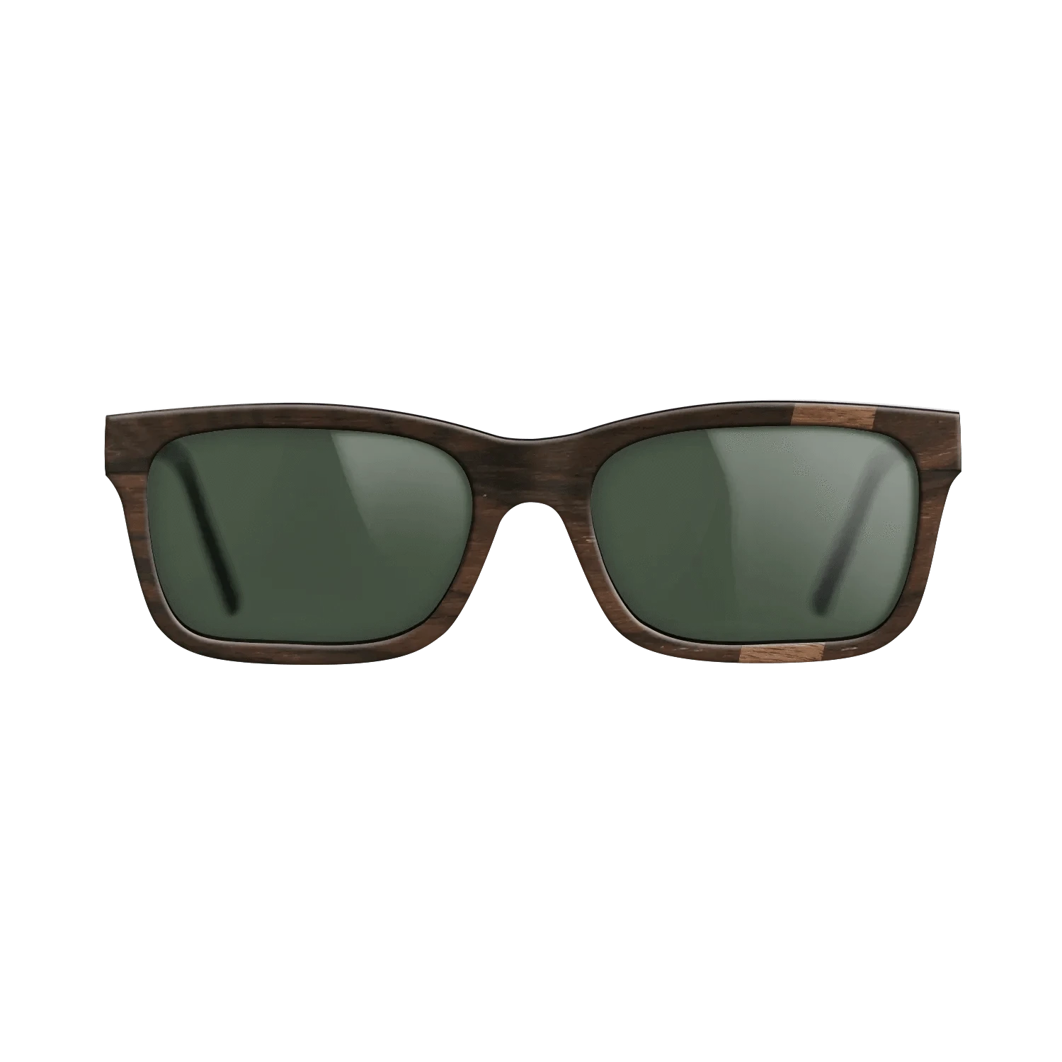 Walnut Claro Light,Ziricote Dark Quartered: Wedge - The Sage - Rectangle - SIRIS wood optic