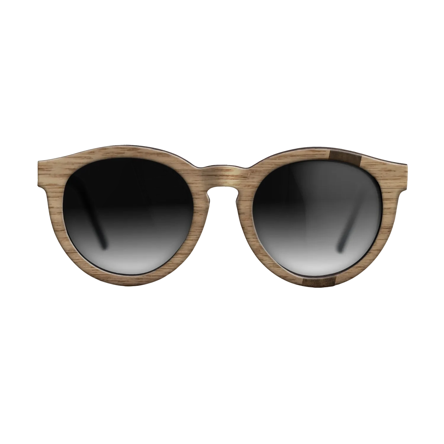 Walnut: Straight Grain,Fumed Eucalyptus: Wedge - The Rebel - Round - SIRIS wood optic