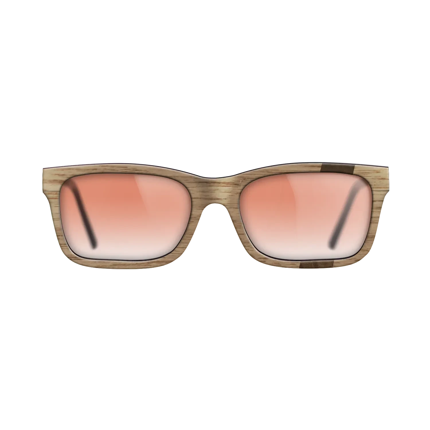 Walnut: Straight Grain,Fumed Eucalyptus: Wedge - The Sage - Rectangle - SIRIS wood optic