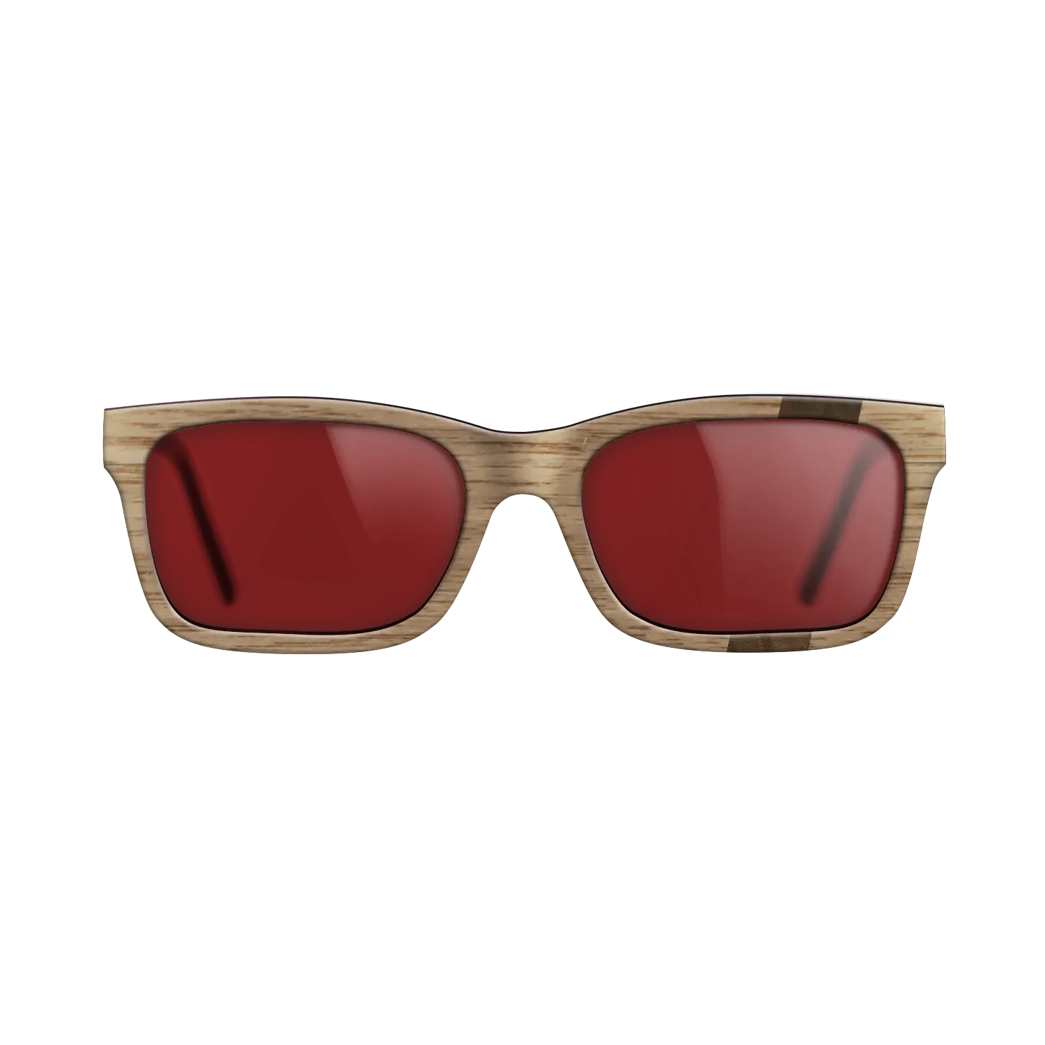 Walnut: Straight Grain,Fumed Eucalyptus: Wedge - The Sage - Rectangle - SIRIS wood optic