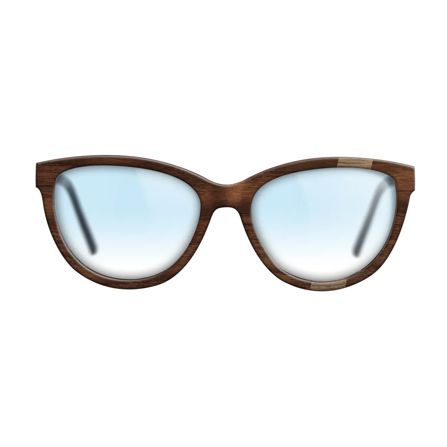 Walnut: Straight Grain,Walnut Claro Dark: Wedge - The Maiden - Cat - SIRIS wood optic
