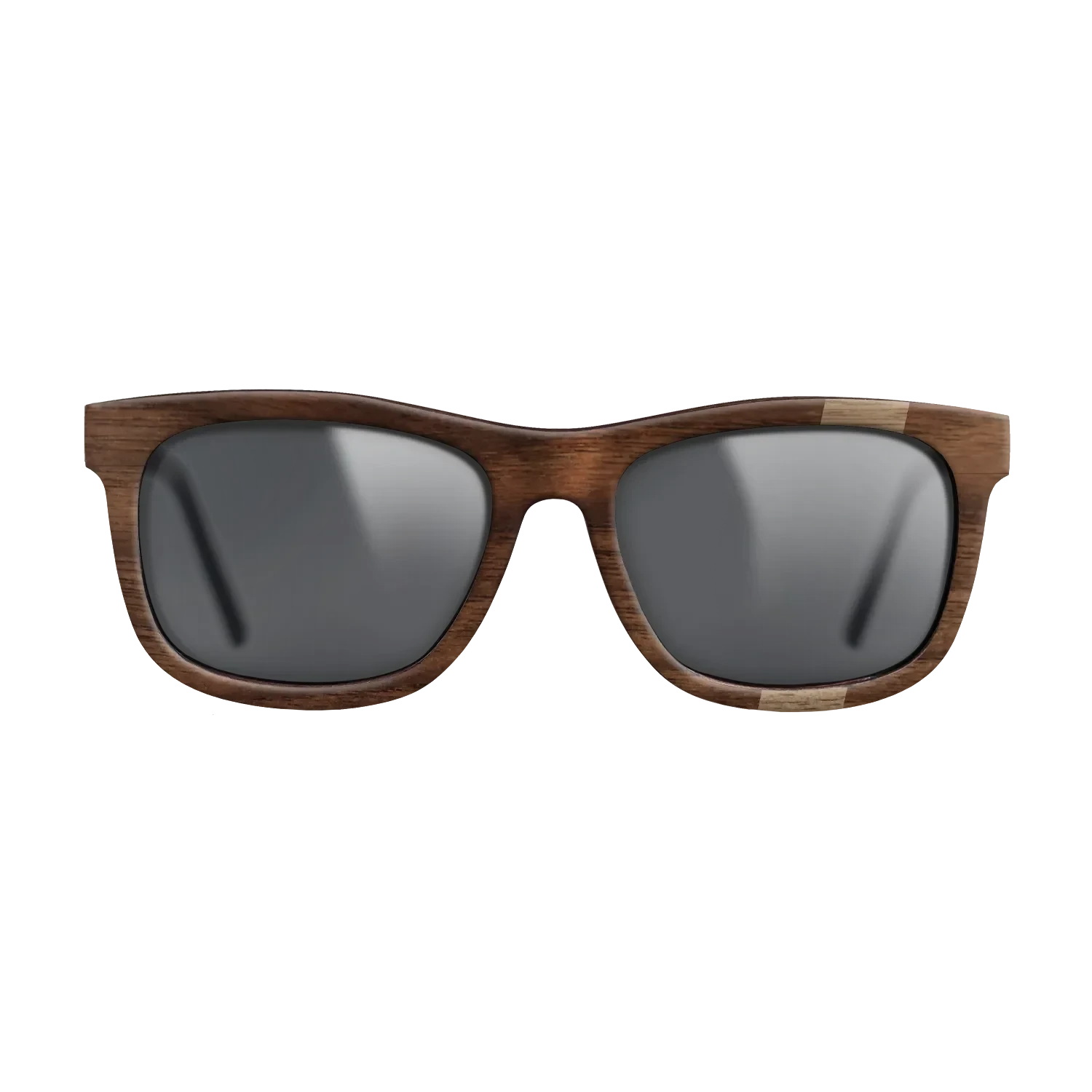 Walnut: Straight Grain,Walnut Claro Dark: Wedge - The Hero - Square - SIRIS wood optic