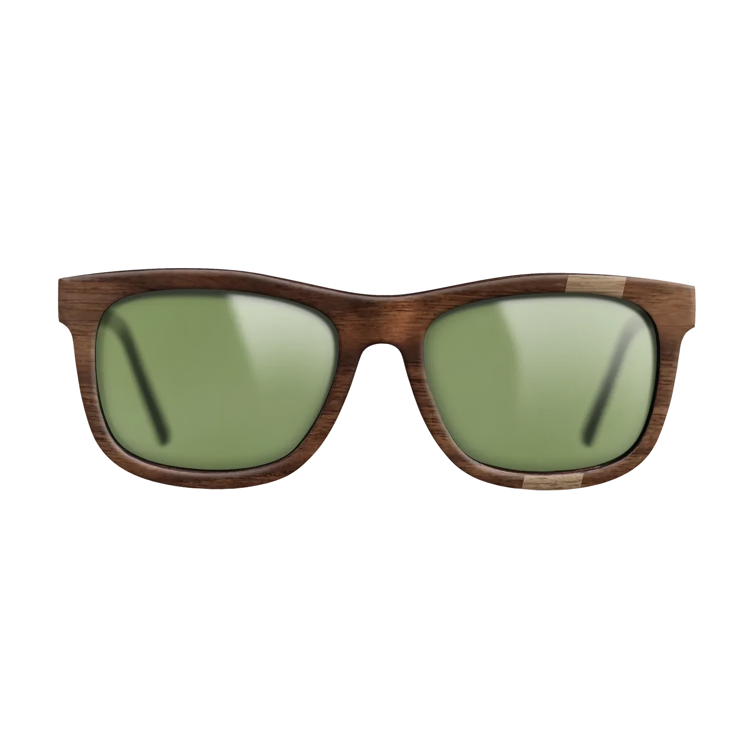 Walnut: Straight Grain,Walnut Claro Dark: Wedge - The Hero - Square - SIRIS wood optic